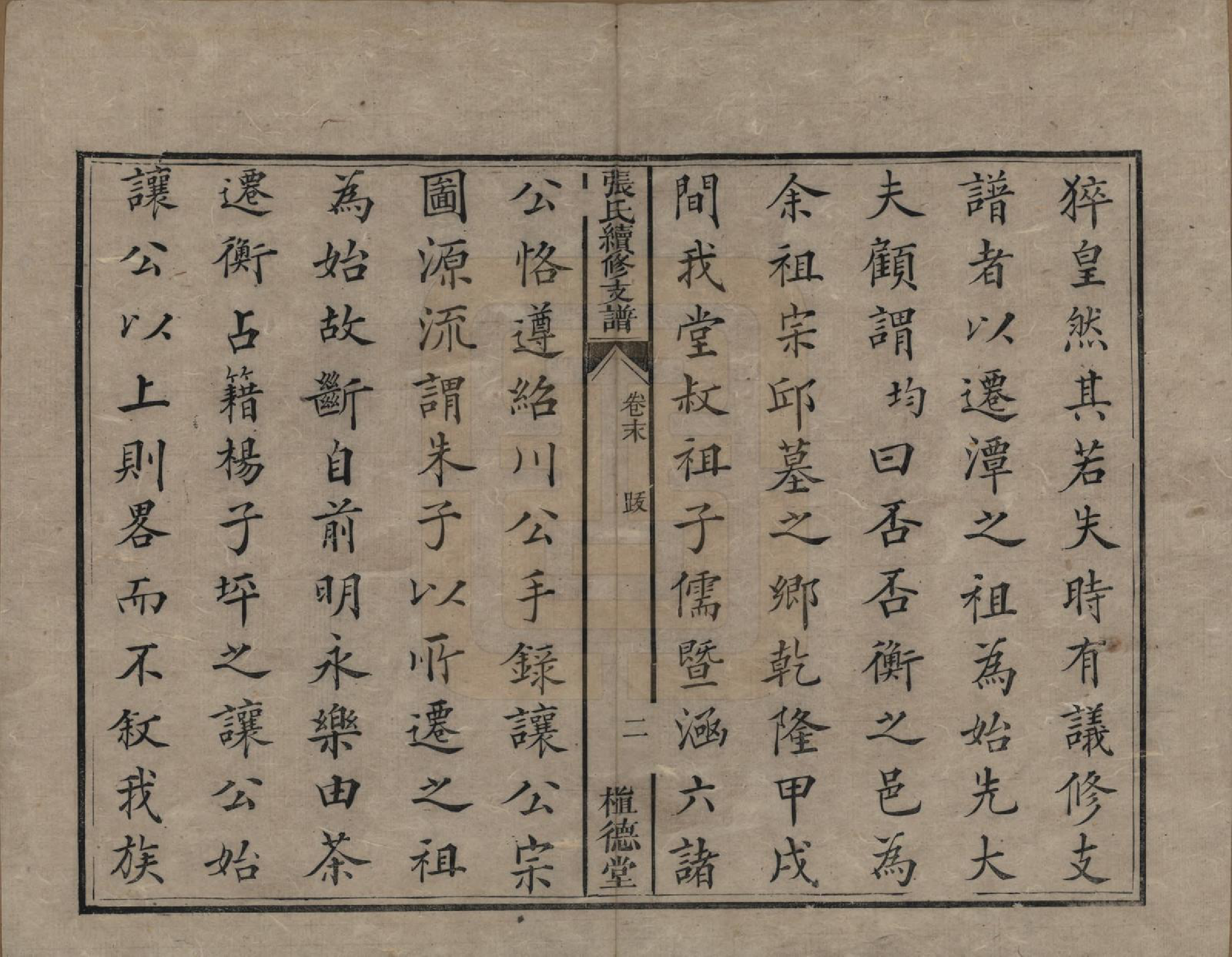 GTJP2145.张.中国.张氏续修支谱.清道光十八年（1838）_009.pdf_第2页