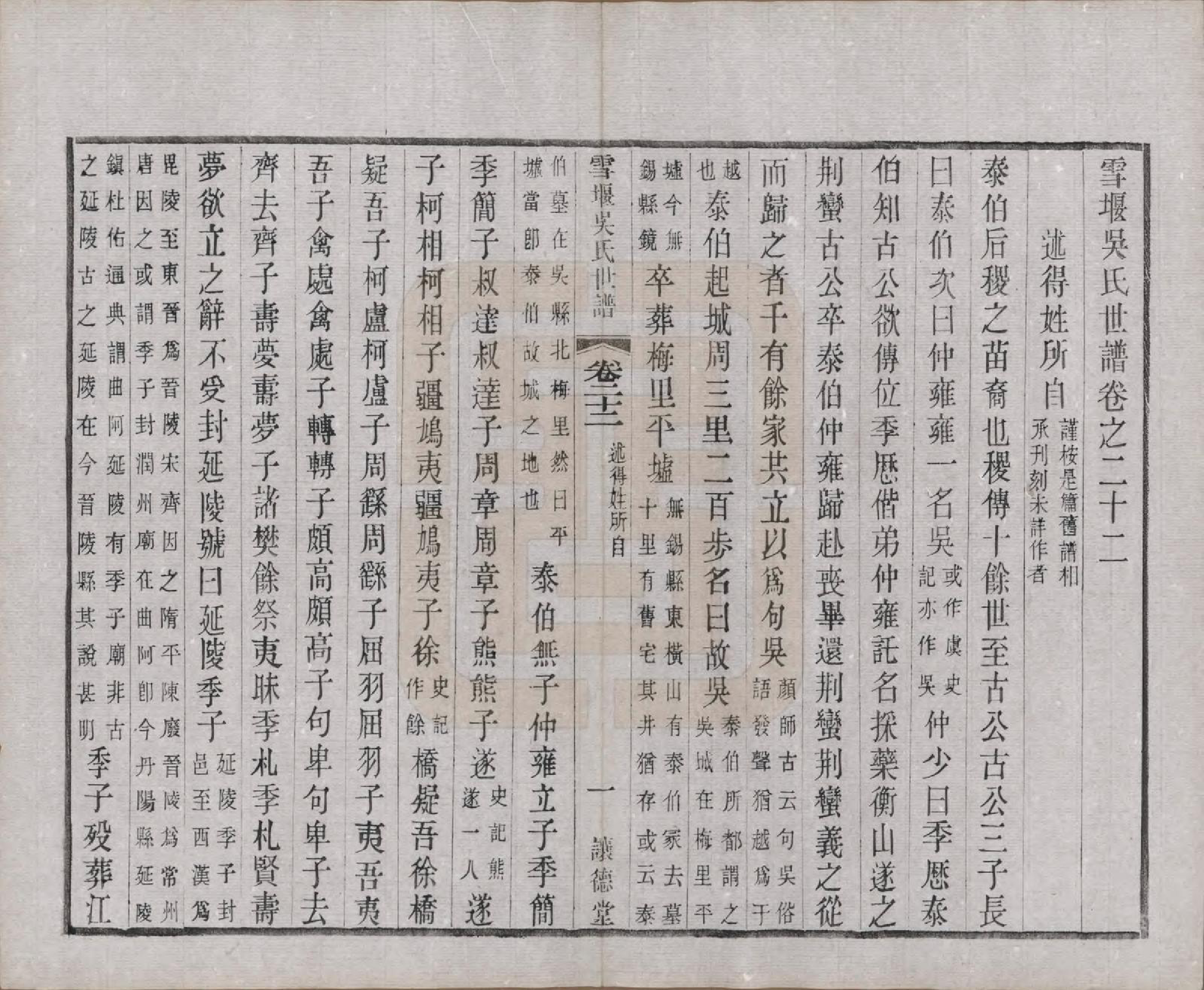 GTJP1654.吴.中国.雪堰吴氏世谱三十卷首一卷.民国二十二年（1933）_022.pdf_第1页