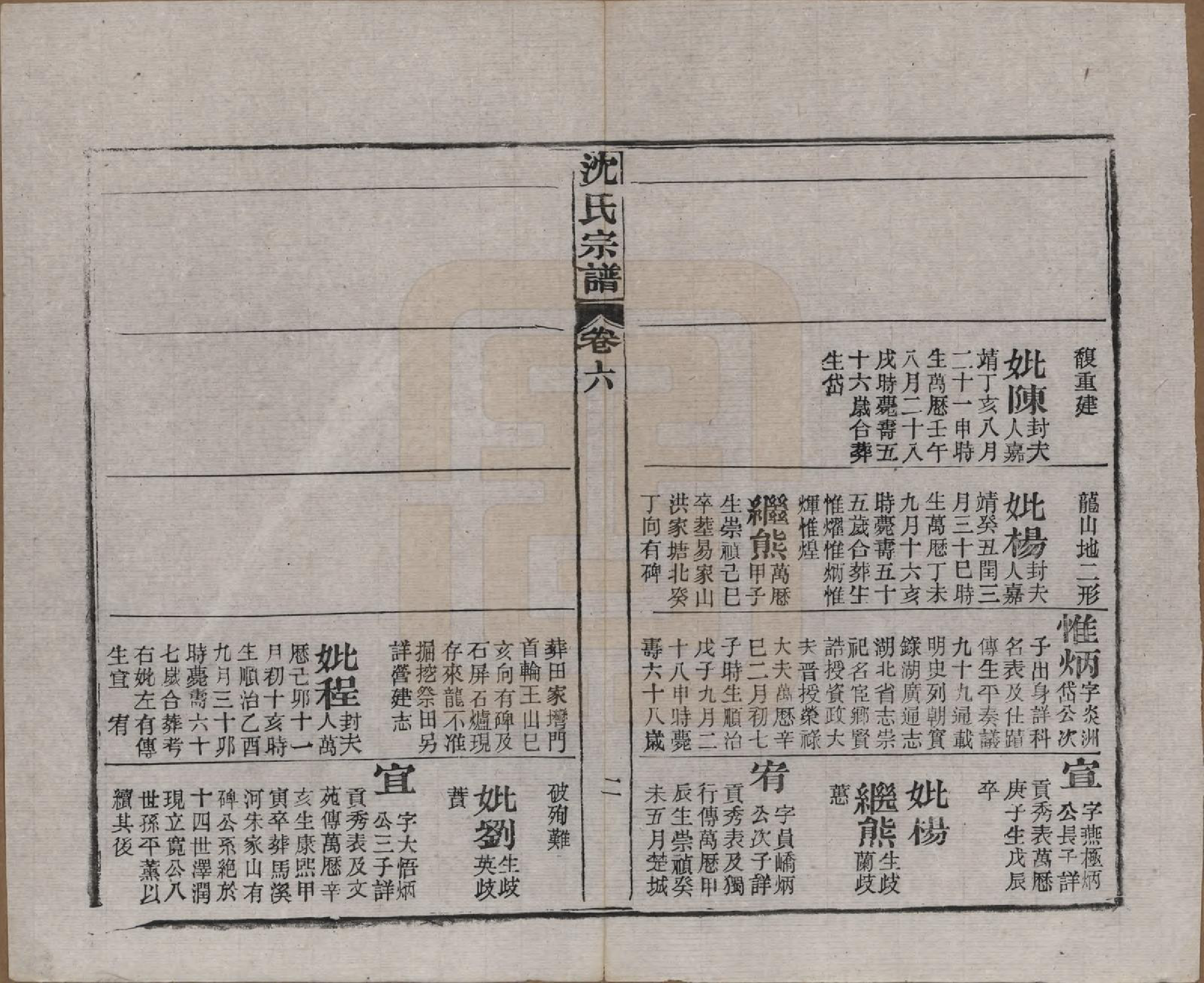 GTJP1258.沈.湖北孝感.孝感沈氏宗谱二十四卷首一卷.民国八年（1919）_006.pdf_第3页