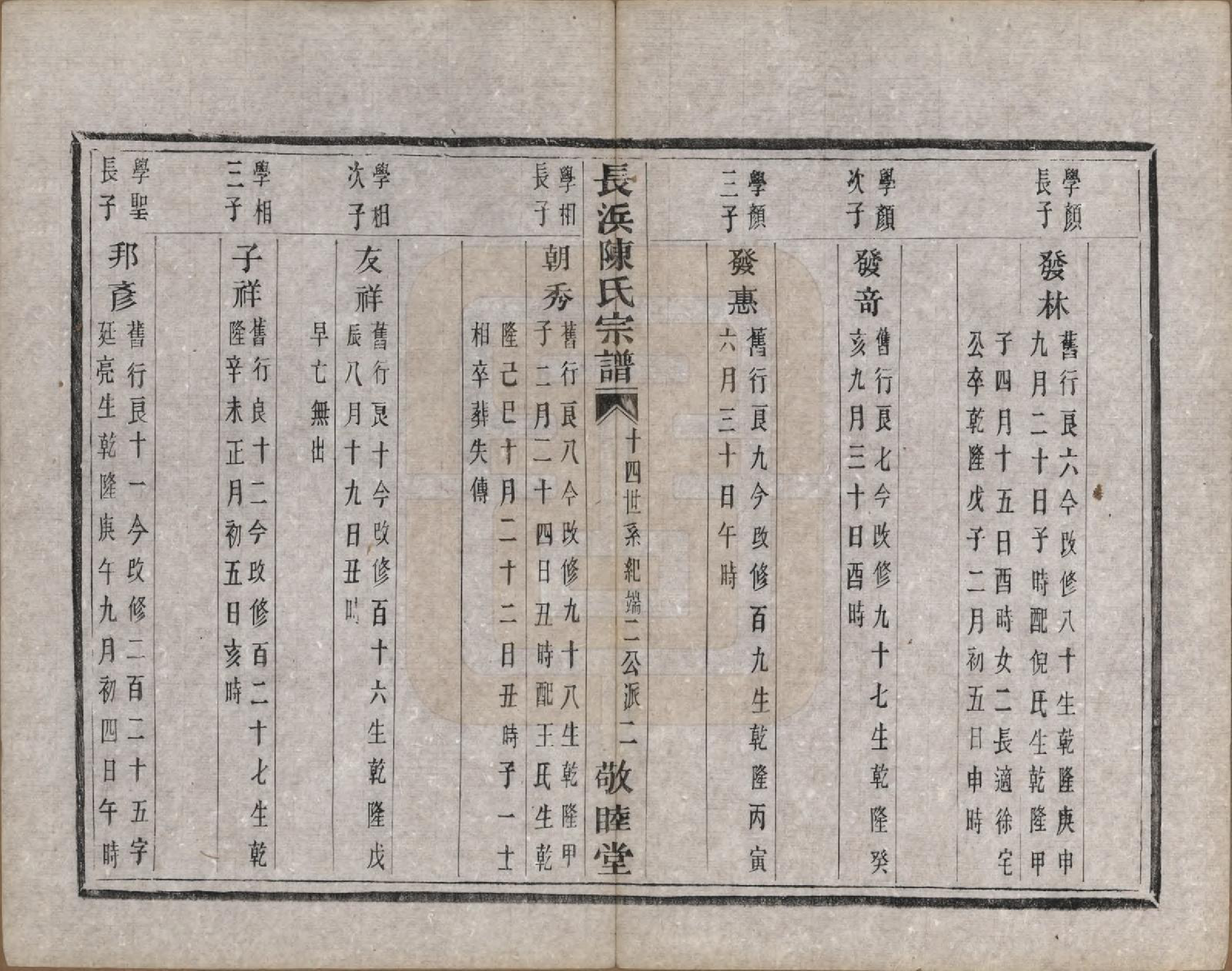 GTJP0217.陈.浙江萧山.萧山长浜陈氏宗谱八卷.清同治十一年（1872）_006.pdf_第2页