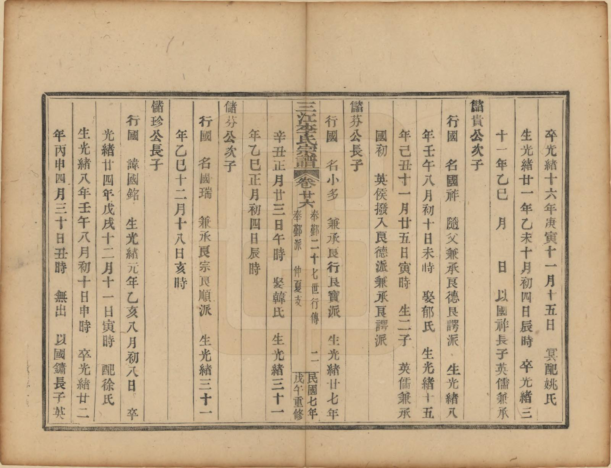 GTJP0818.李.浙江.三江李氏宗谱三十二卷首一卷末一卷.民国七年（1918）_026.pdf_第2页