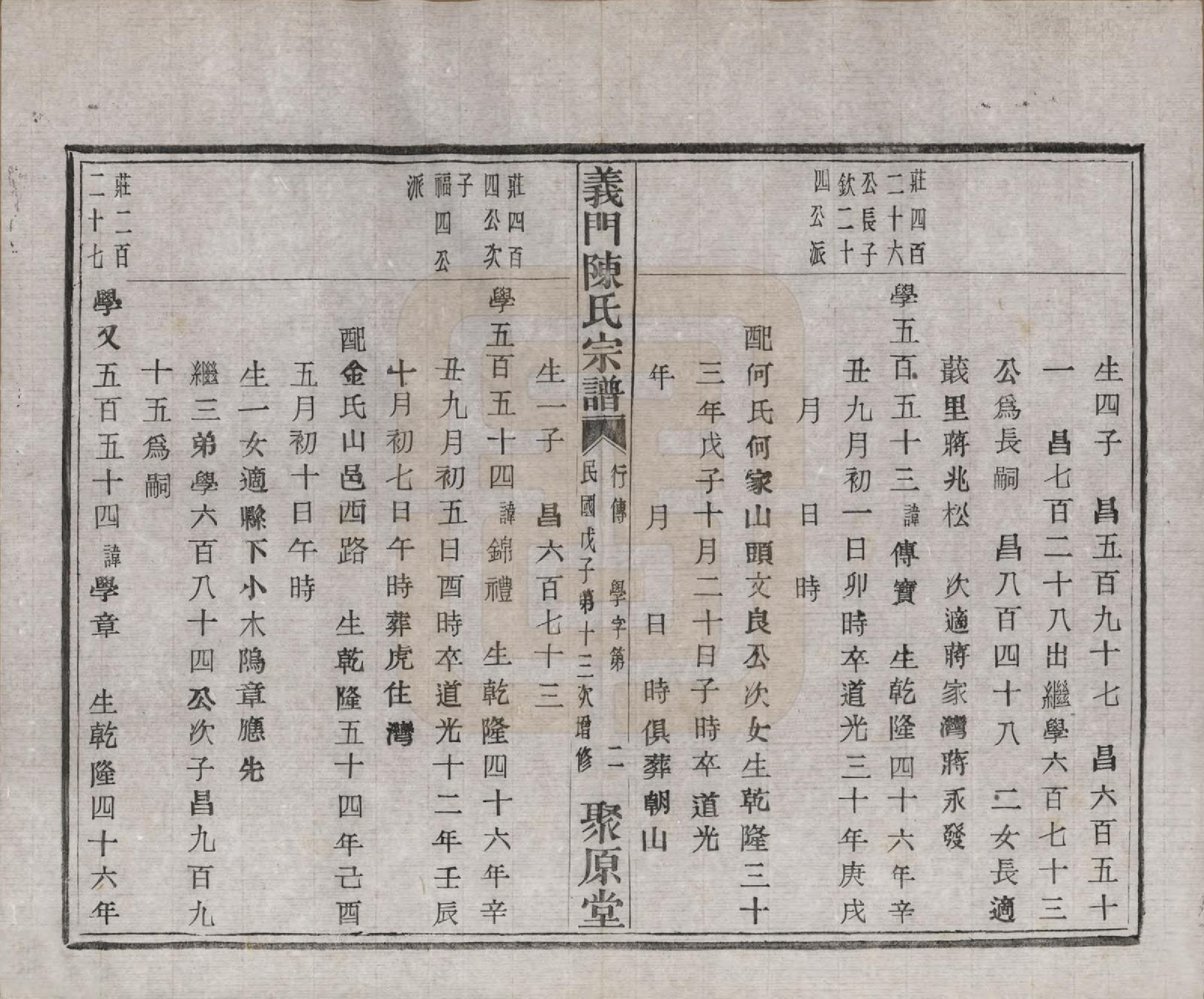 GTJP0141.陈.浙江诸暨.义门陈氏宗谱一百卷.民国三十八年（1949）_076.pdf_第3页