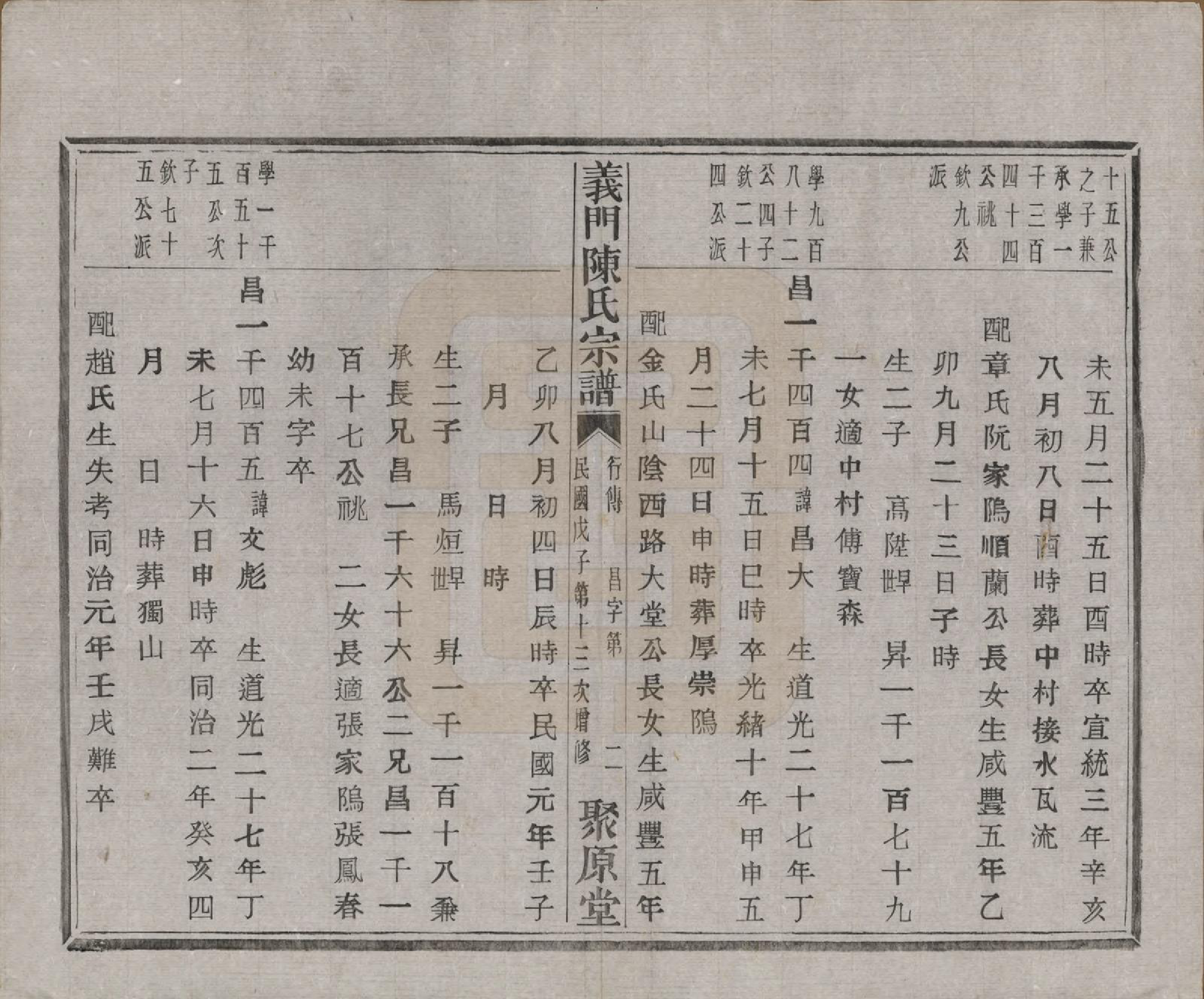 GTJP0141.陈.浙江诸暨.义门陈氏宗谱一百卷.民国三十八年（1949）_085.pdf_第3页