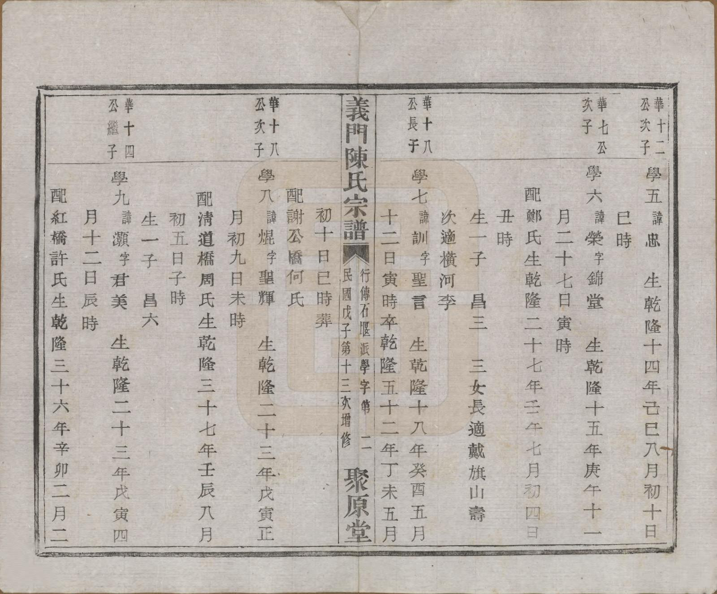 GTJP0141.陈.浙江诸暨.义门陈氏宗谱一百卷.民国三十八年（1949）_074.pdf_第3页