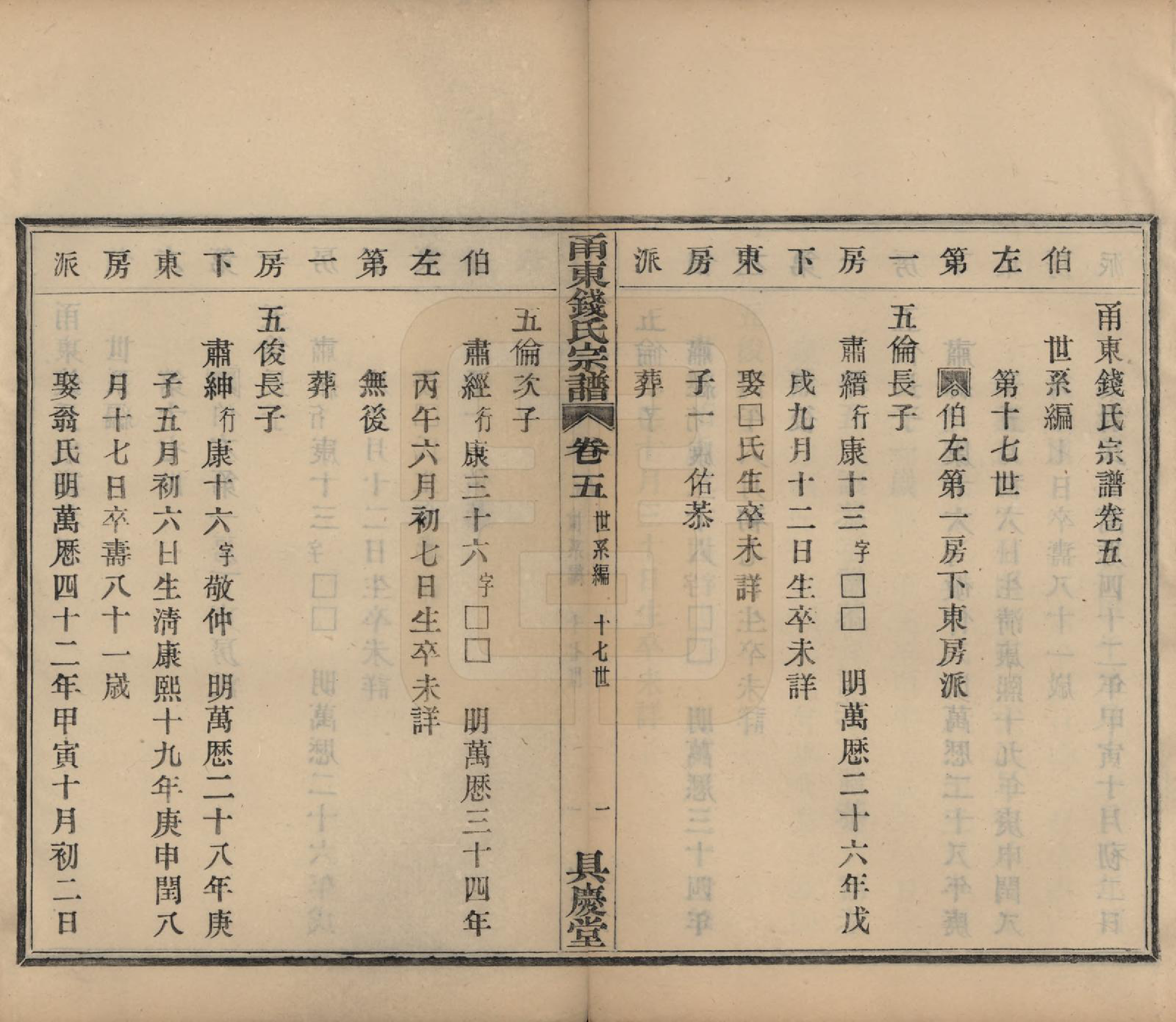 GTJP1171.钱.浙江宁波.甬东钱氏宗谱九卷.民国十年（1921）_005.pdf_第1页