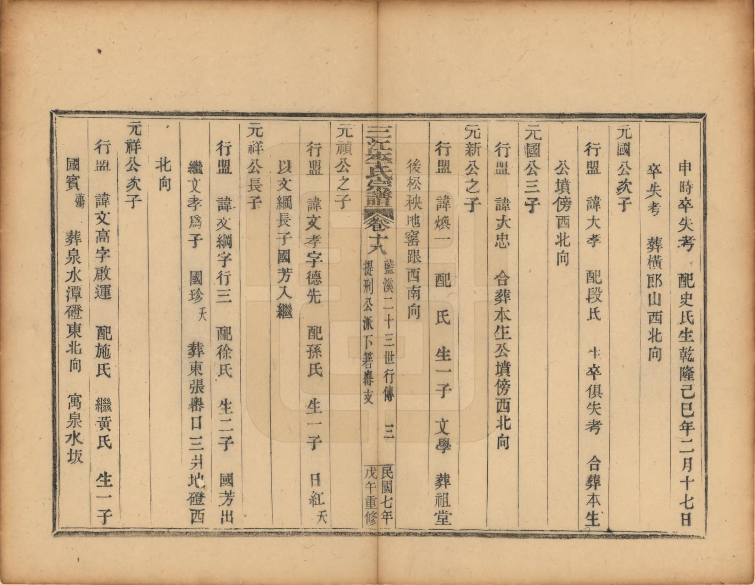 GTJP0818.李.浙江.三江李氏宗谱三十二卷首一卷末一卷.民国七年（1918）_018.pdf_第3页