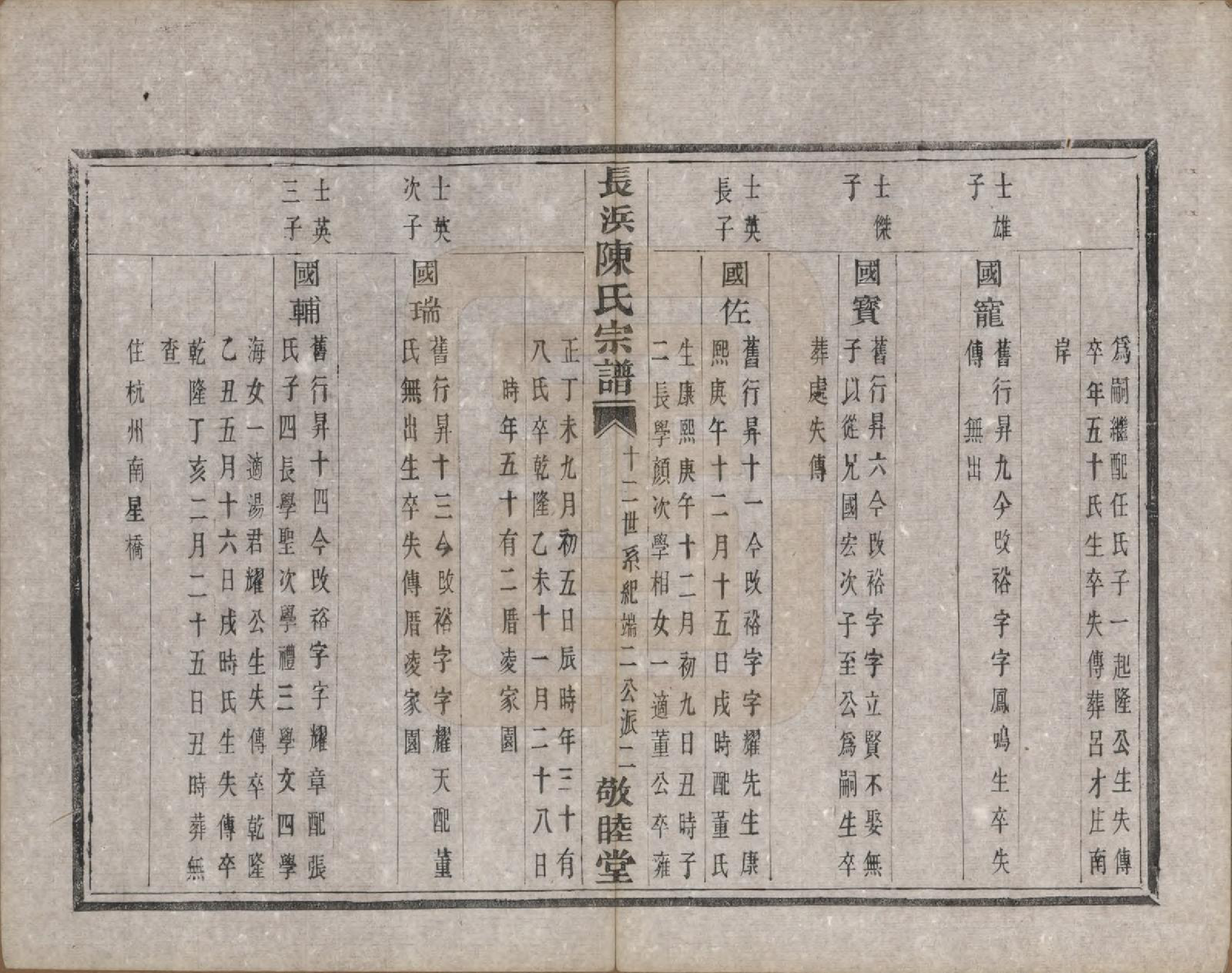 GTJP0217.陈.浙江萧山.萧山长浜陈氏宗谱八卷.清同治十一年（1872）_005.pdf_第2页