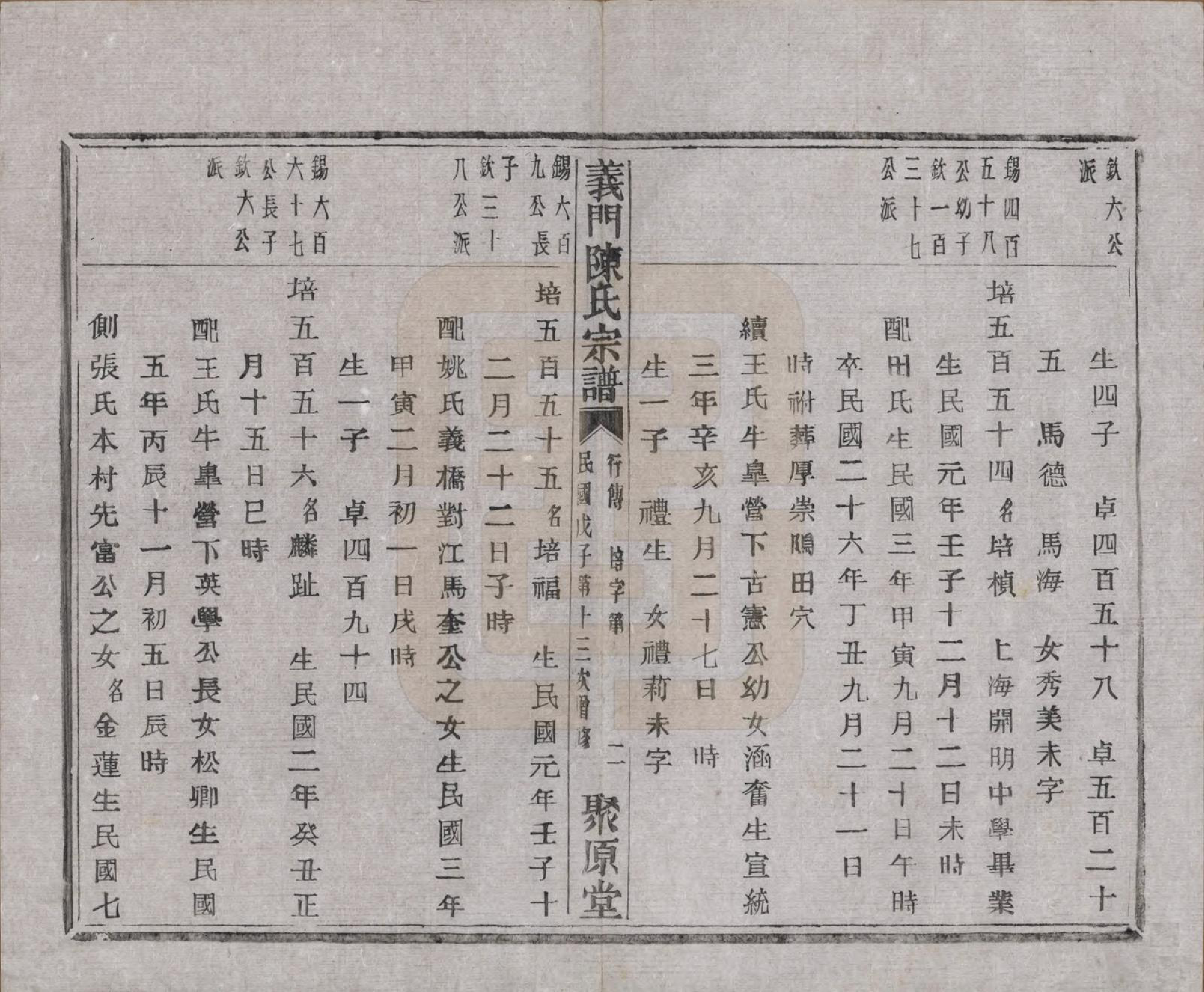 GTJP0141.陈.浙江诸暨.义门陈氏宗谱一百卷.民国三十八年（1949）_097.pdf_第3页