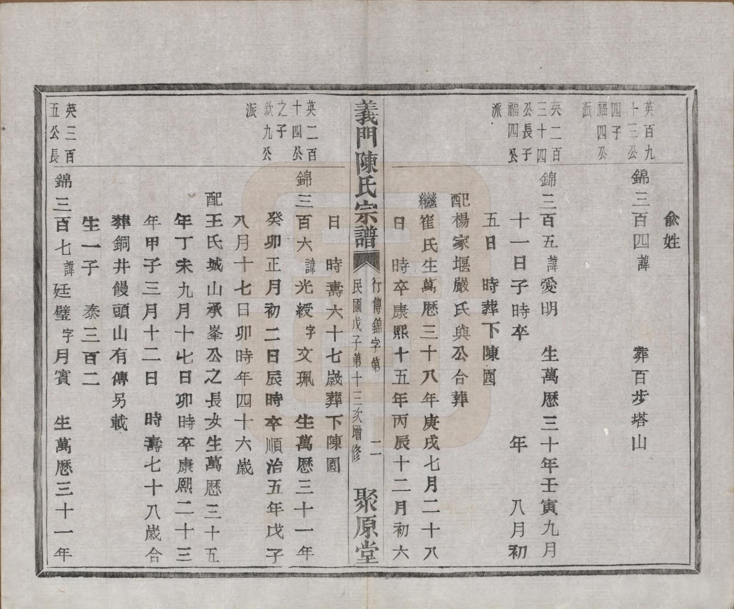 GTJP0141.陈.浙江诸暨.义门陈氏宗谱一百卷.民国三十八年（1949）_056.pdf_第3页