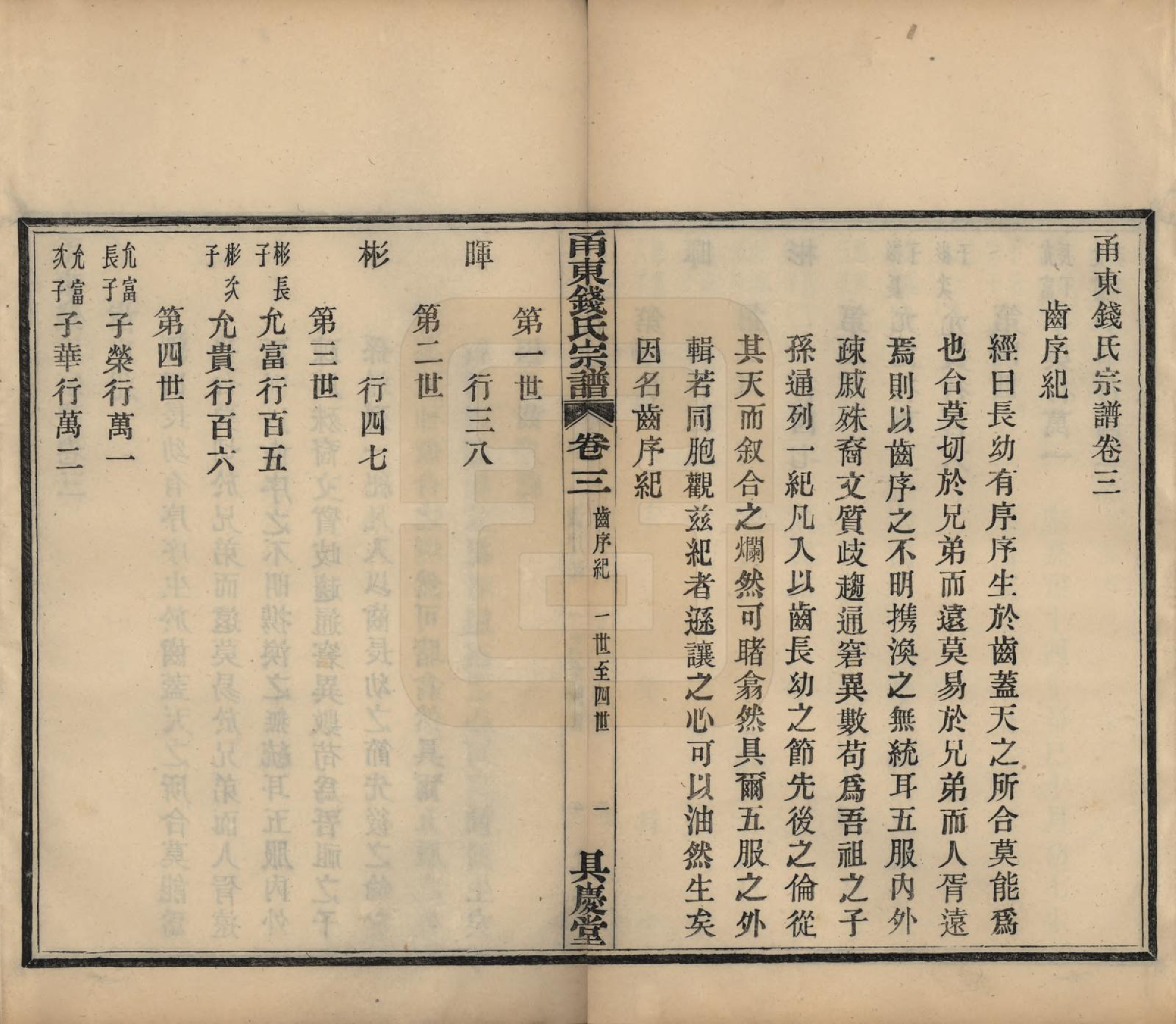 GTJP1171.钱.浙江宁波.甬东钱氏宗谱九卷.民国十年（1921）_003.pdf_第1页