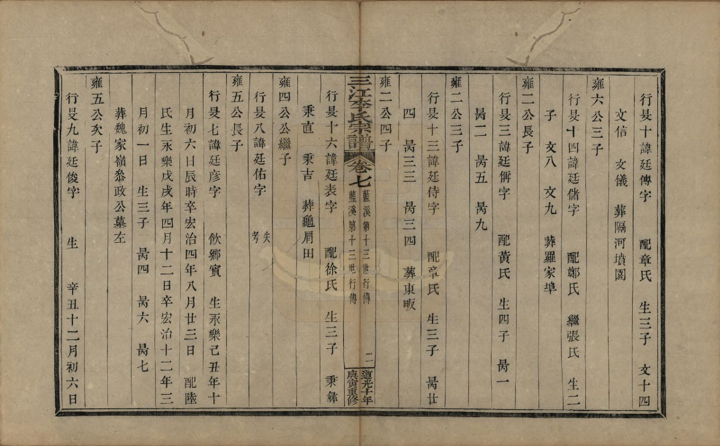 GTJP0840.李.浙江.三江李氏宗谱十七卷首—卷末—卷.清道光十年(1830)_007.pdf_第2页