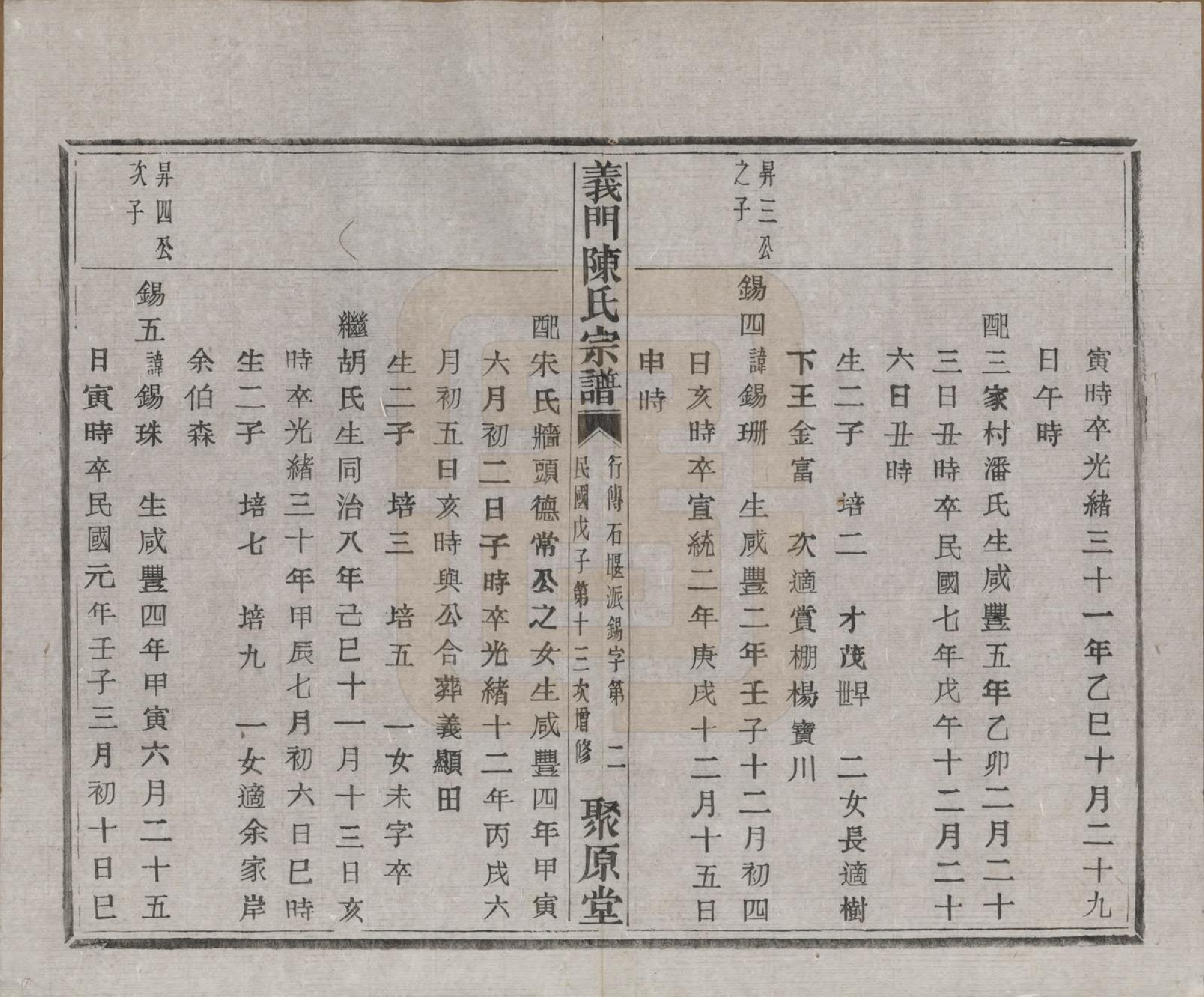 GTJP0141.陈.浙江诸暨.义门陈氏宗谱一百卷.民国三十八年（1949）_091.pdf_第3页