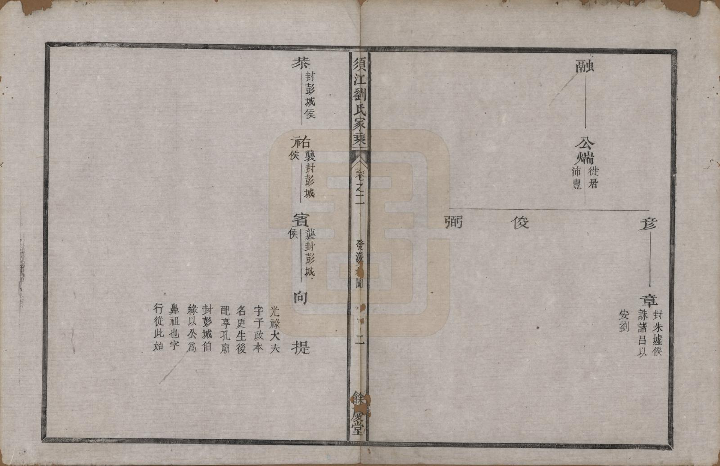 GTJP0987.刘.浙江江山.须江刘氏家乘.清同治六年(1867)_002.pdf_第2页