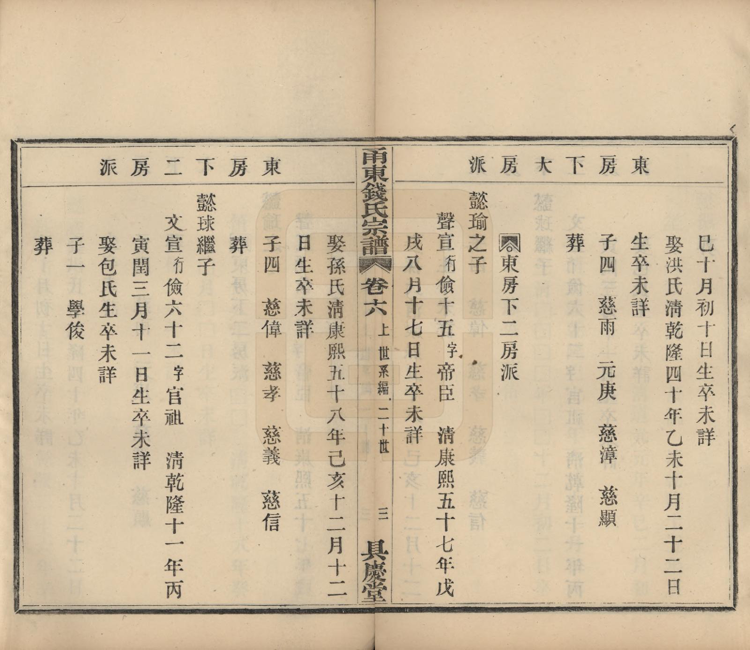 GTJP1171.钱.浙江宁波.甬东钱氏宗谱九卷.民国十年（1921）_006.pdf_第3页