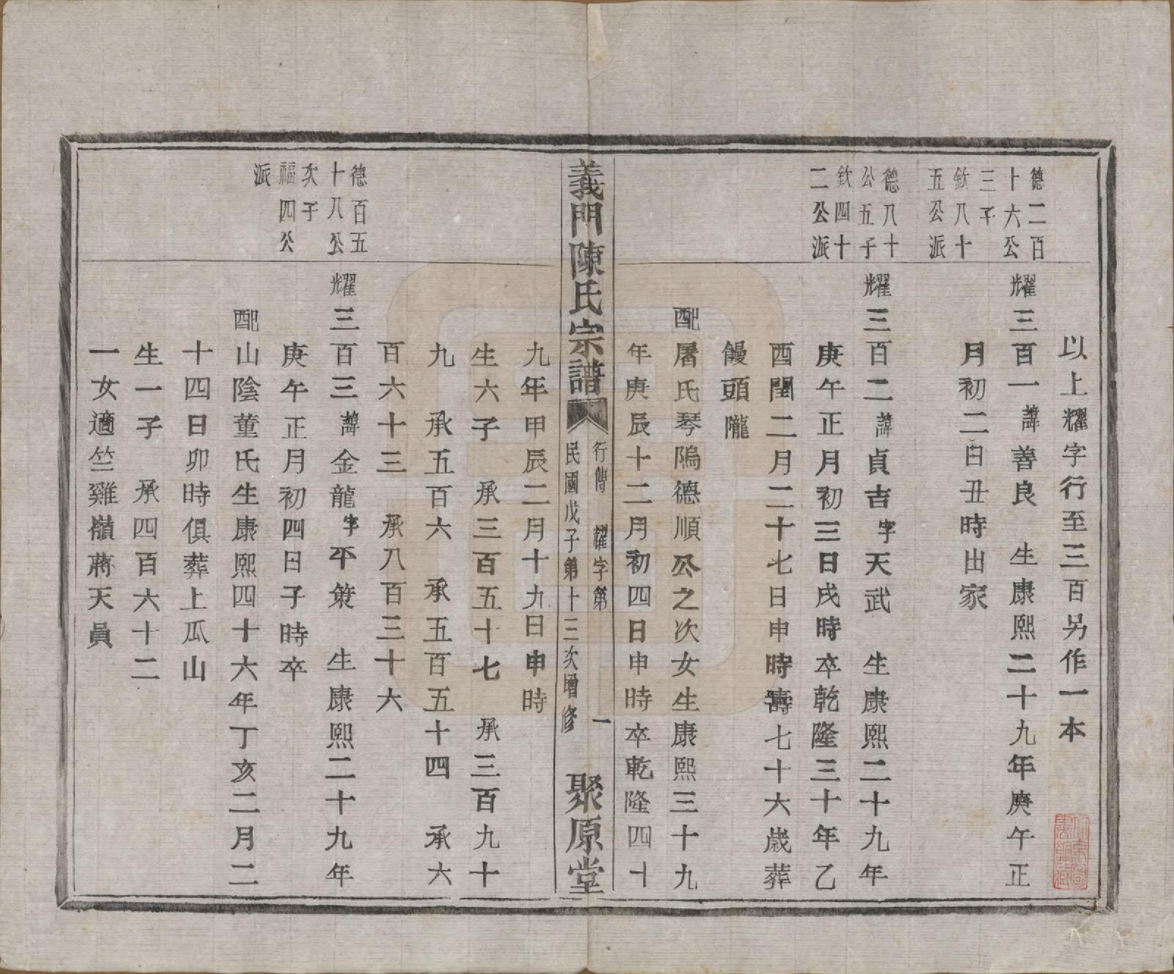 GTJP0141.陈.浙江诸暨.义门陈氏宗谱一百卷.民国三十八年（1949）_063.pdf_第2页