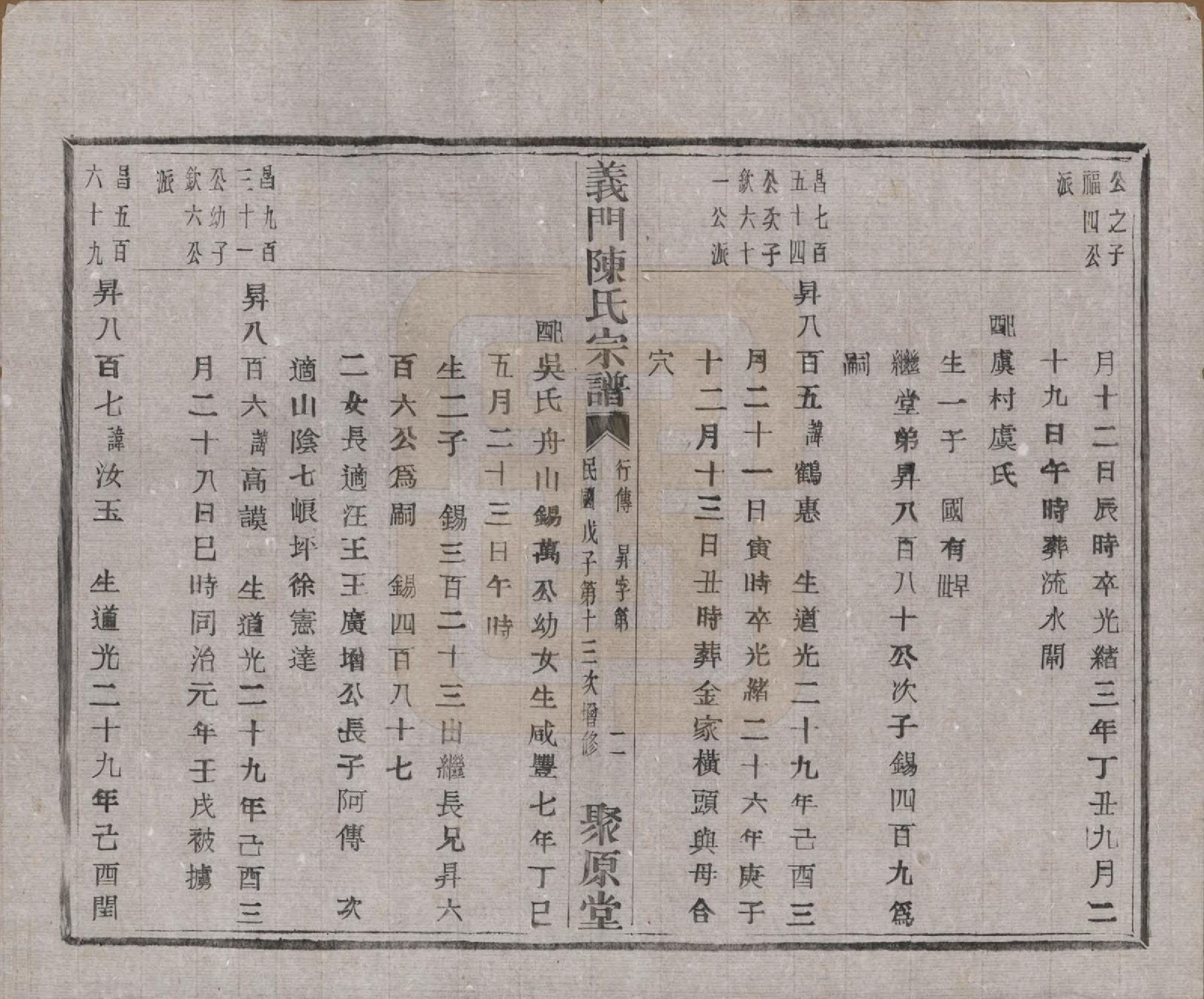 GTJP0141.陈.浙江诸暨.义门陈氏宗谱一百卷.民国三十八年（1949）_089.pdf_第3页