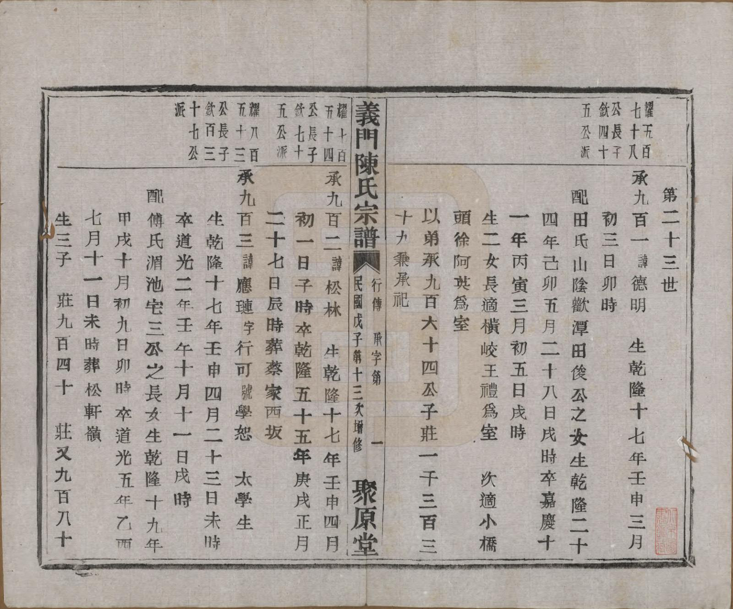 GTJP0141.陈.浙江诸暨.义门陈氏宗谱一百卷.民国三十八年（1949）_068.pdf_第2页