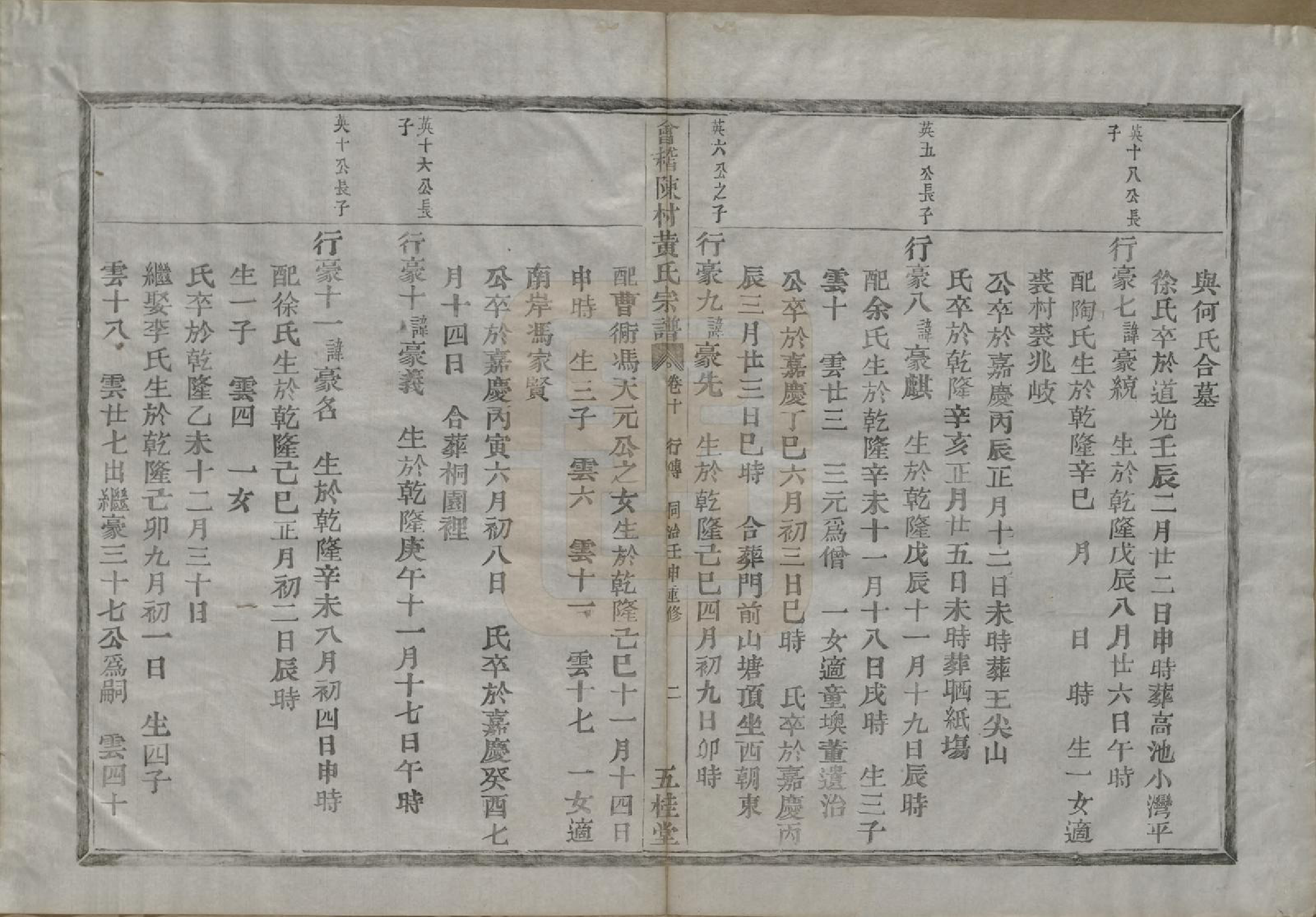 GTJP0642.黄.浙江绍兴.会稽陈村黄氏宗谱十卷.清同治十一年（1872）_010.pdf_第3页