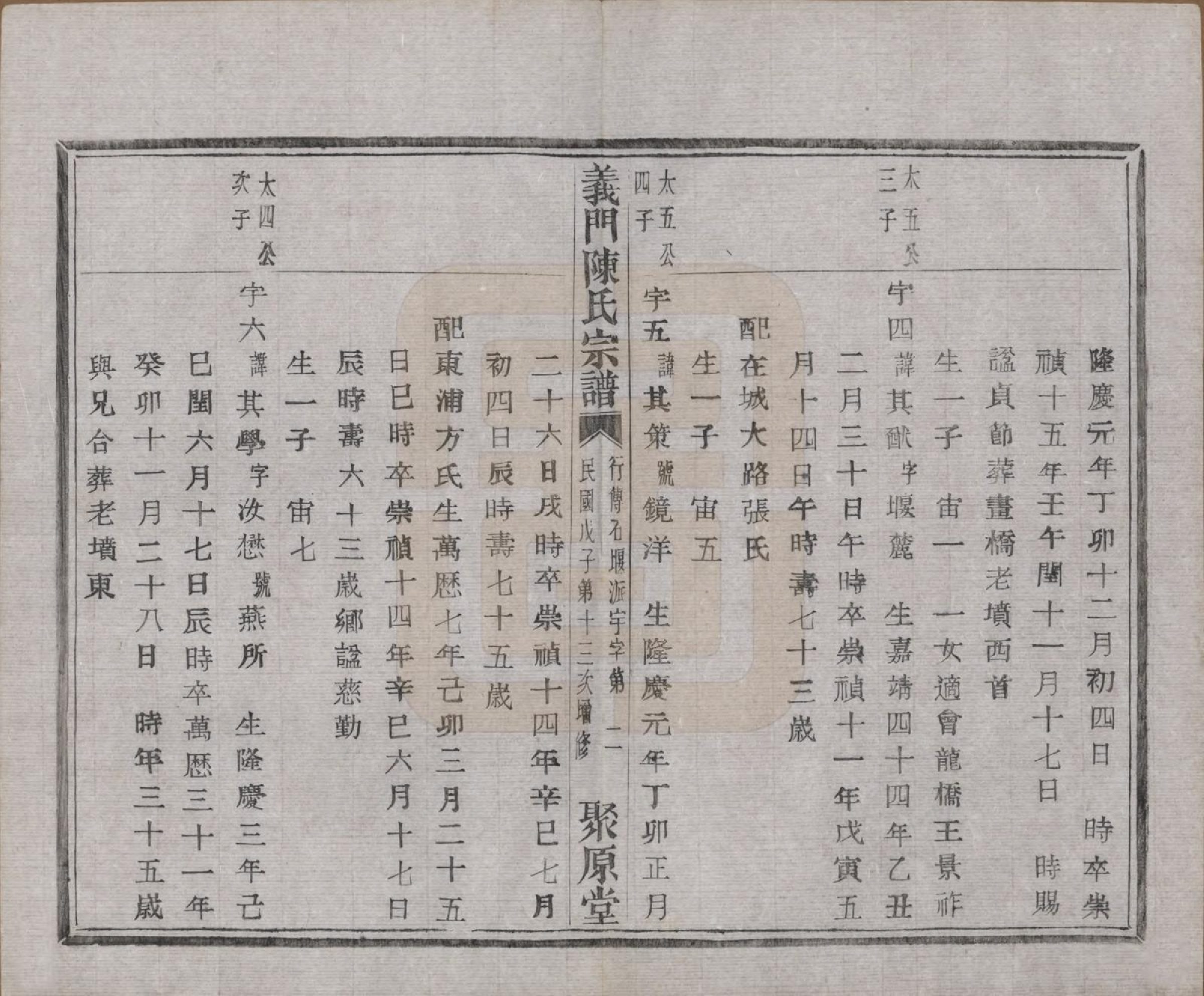 GTJP0141.陈.浙江诸暨.义门陈氏宗谱一百卷.民国三十八年（1949）_055.pdf_第3页