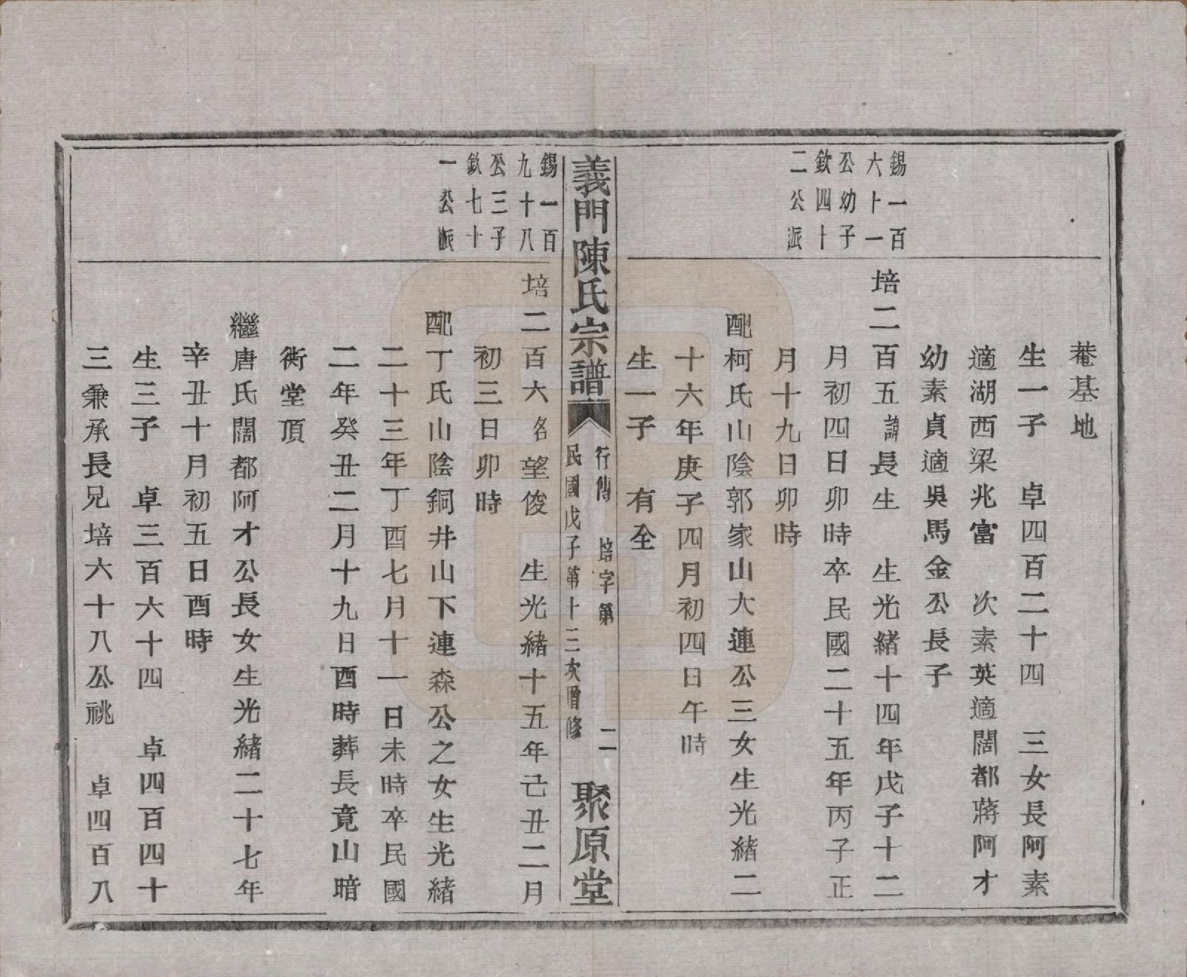 GTJP0141.陈.浙江诸暨.义门陈氏宗谱一百卷.民国三十八年（1949）_096.pdf_第3页