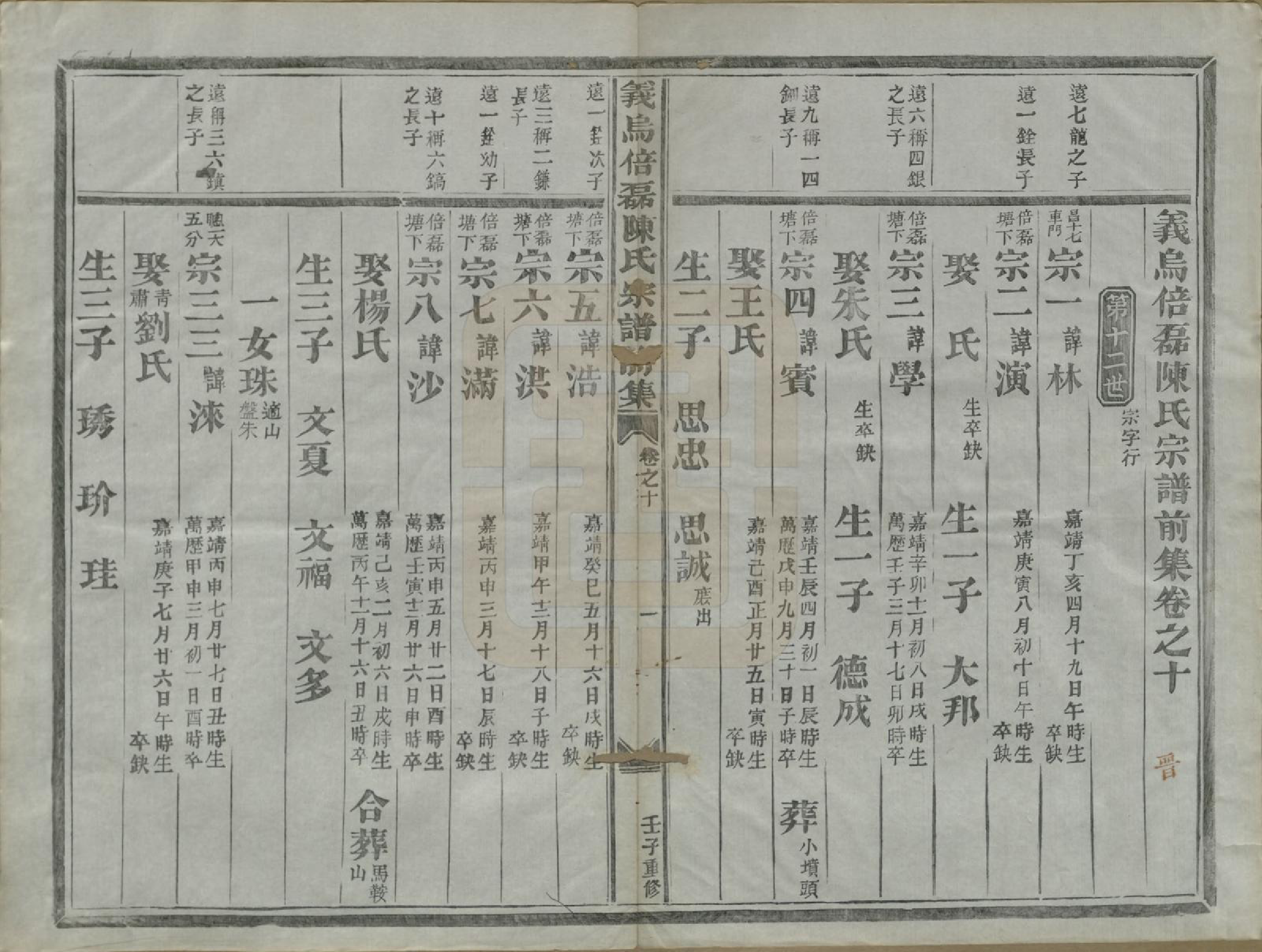 GTJP0172.陈.浙江义乌.倍磊陈氏宗谱前集十四卷.民国元年（1912）_010.pdf_第2页