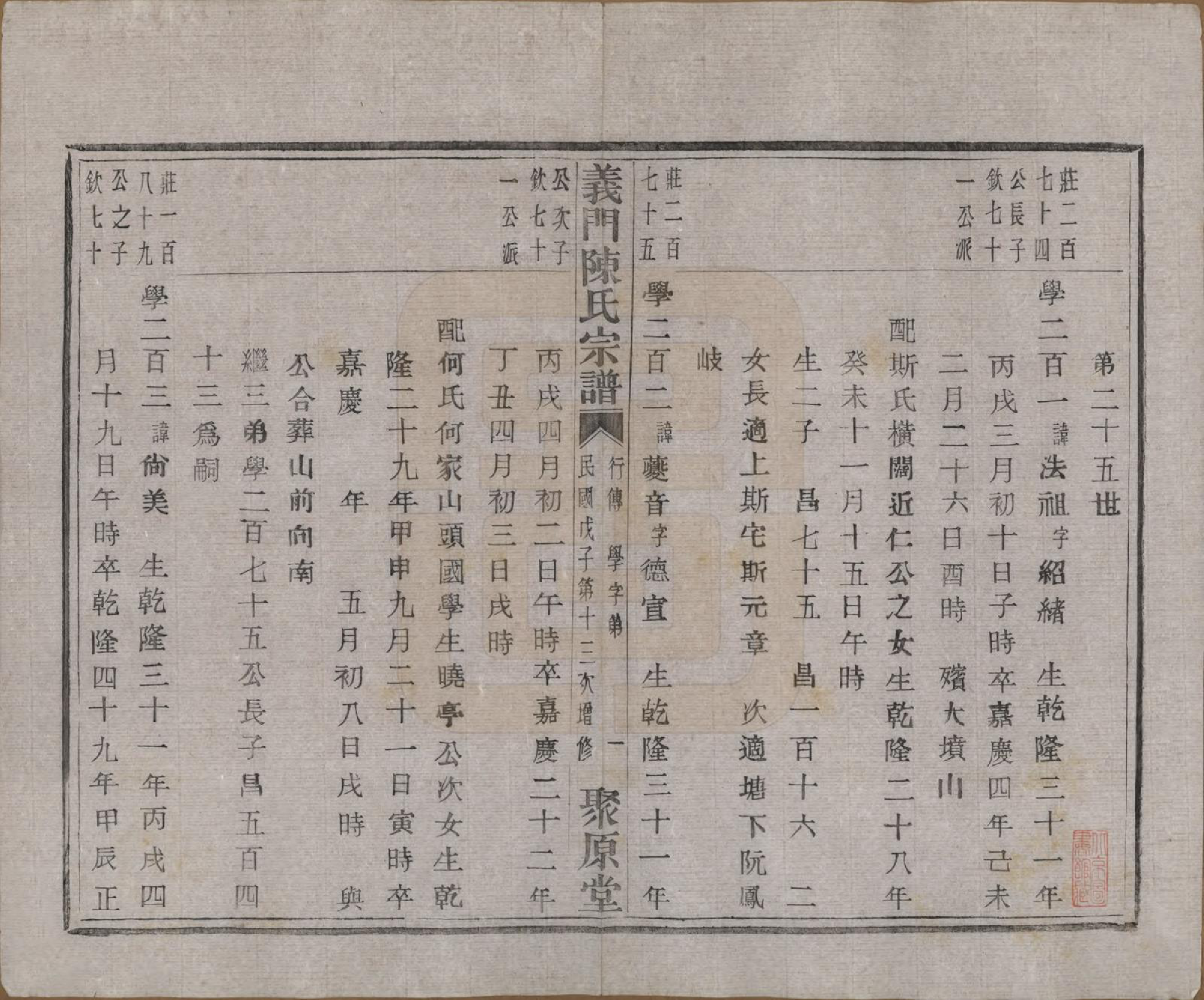 GTJP0141.陈.浙江诸暨.义门陈氏宗谱一百卷.民国三十八年（1949）_075.pdf_第2页