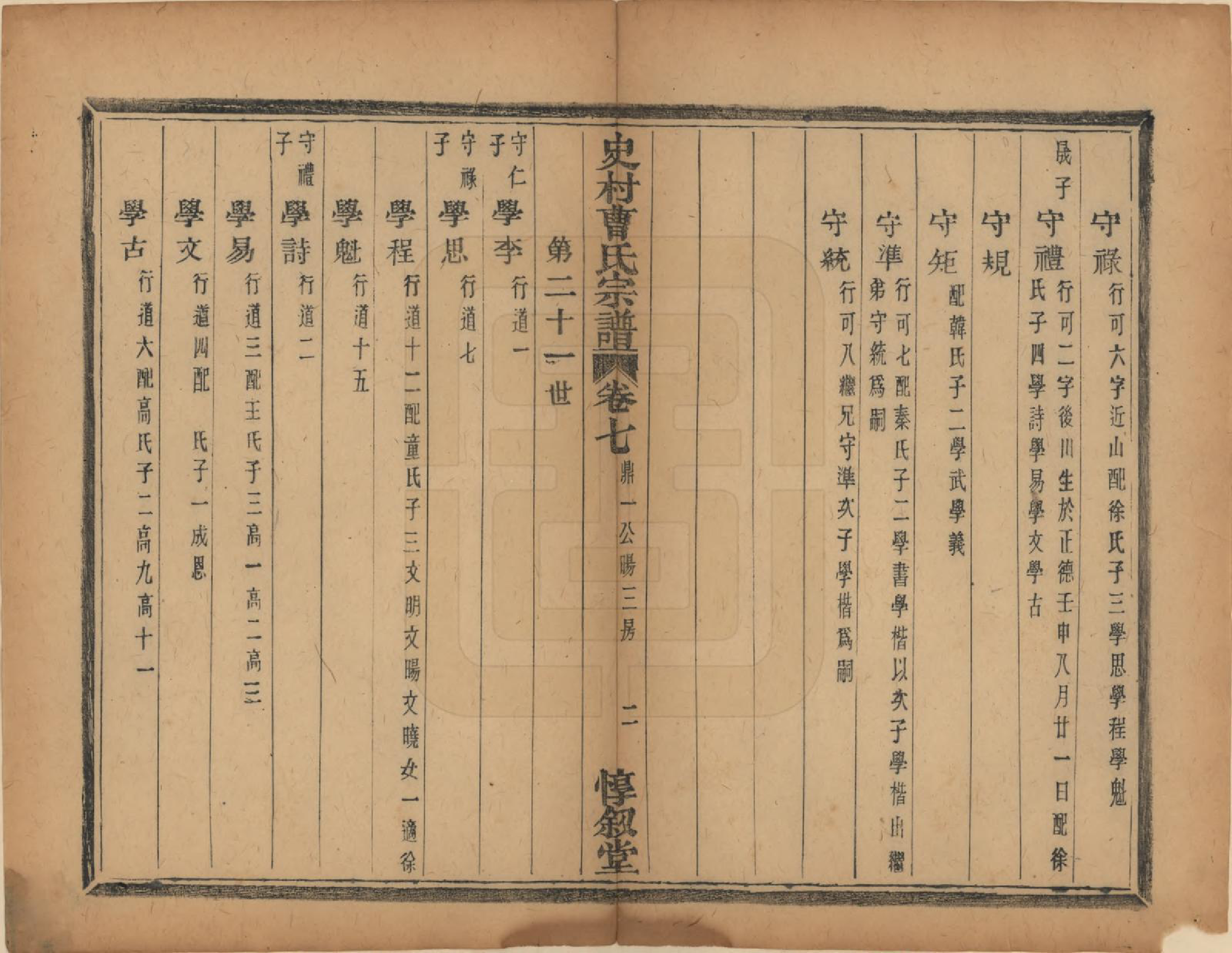 GTJP0056.曹.浙江萧山.萧山史村曹氏宗谱二十五卷.民国三年（1914）_007.pdf_第3页