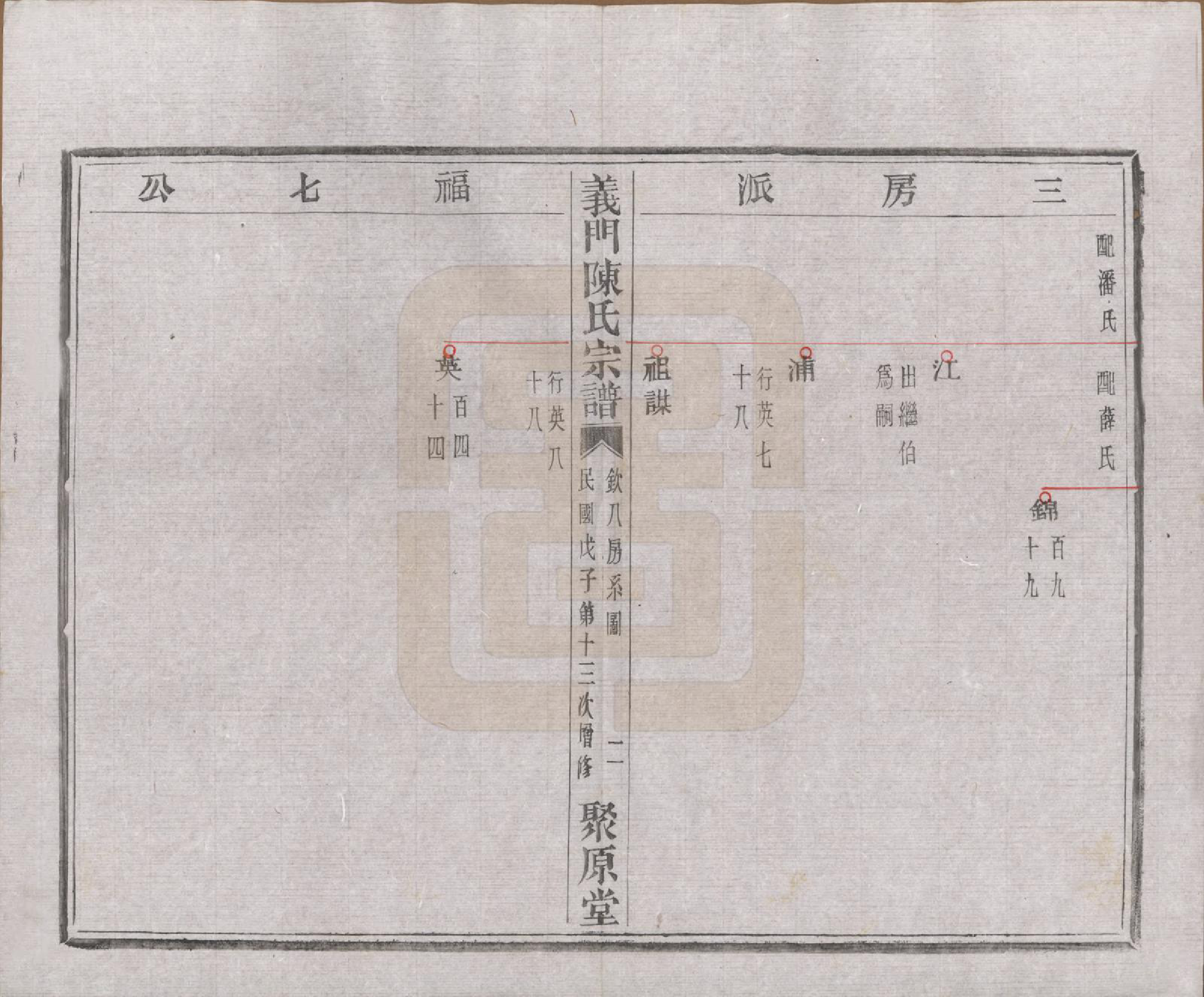 GTJP0141.陈.浙江诸暨.义门陈氏宗谱一百卷.民国三十八年（1949）_038.pdf_第3页