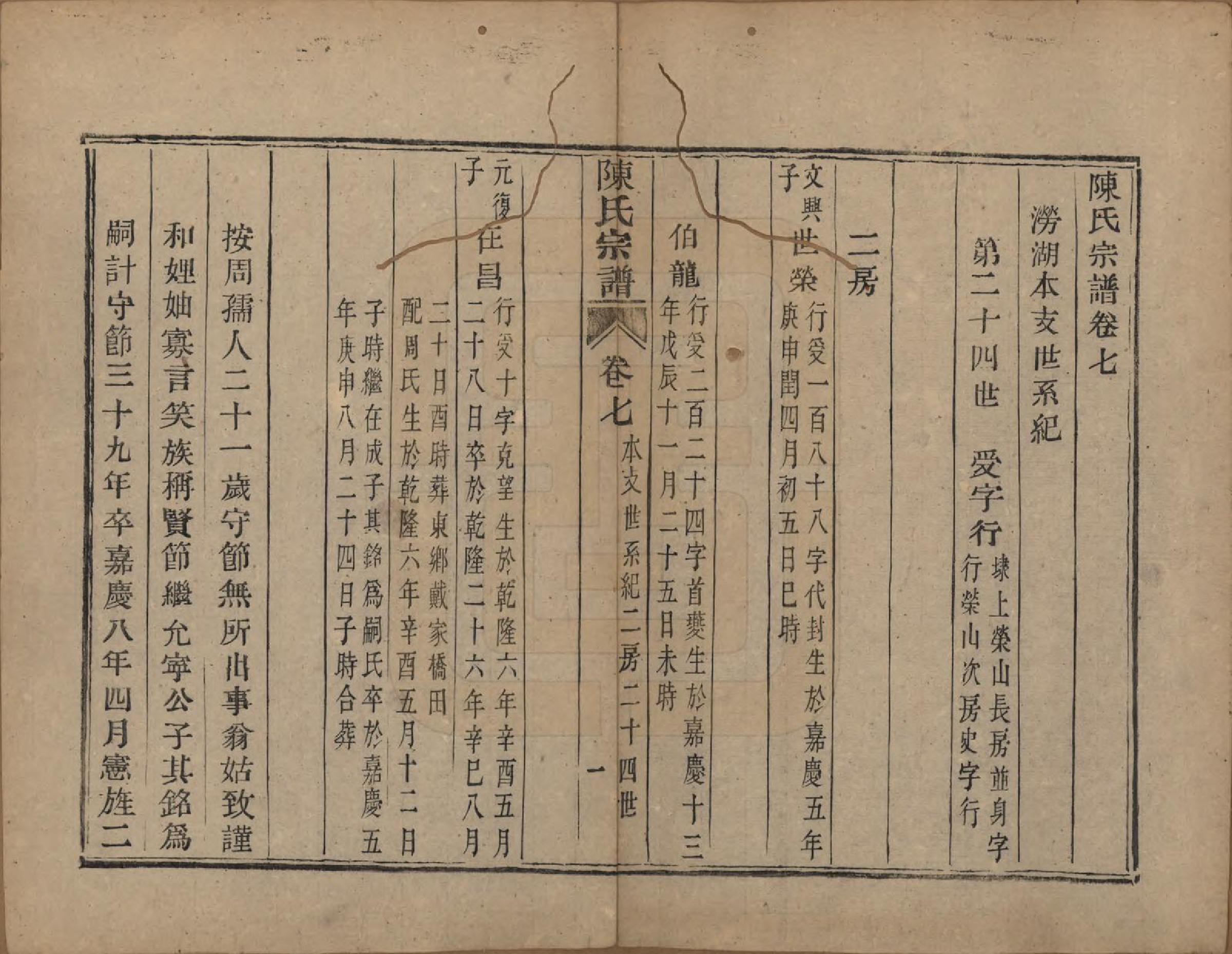 GTJP0175.陈.浙江萧山.涝湖陈氏宗谱十卷.清道光六年（1826）_007.pdf_第1页