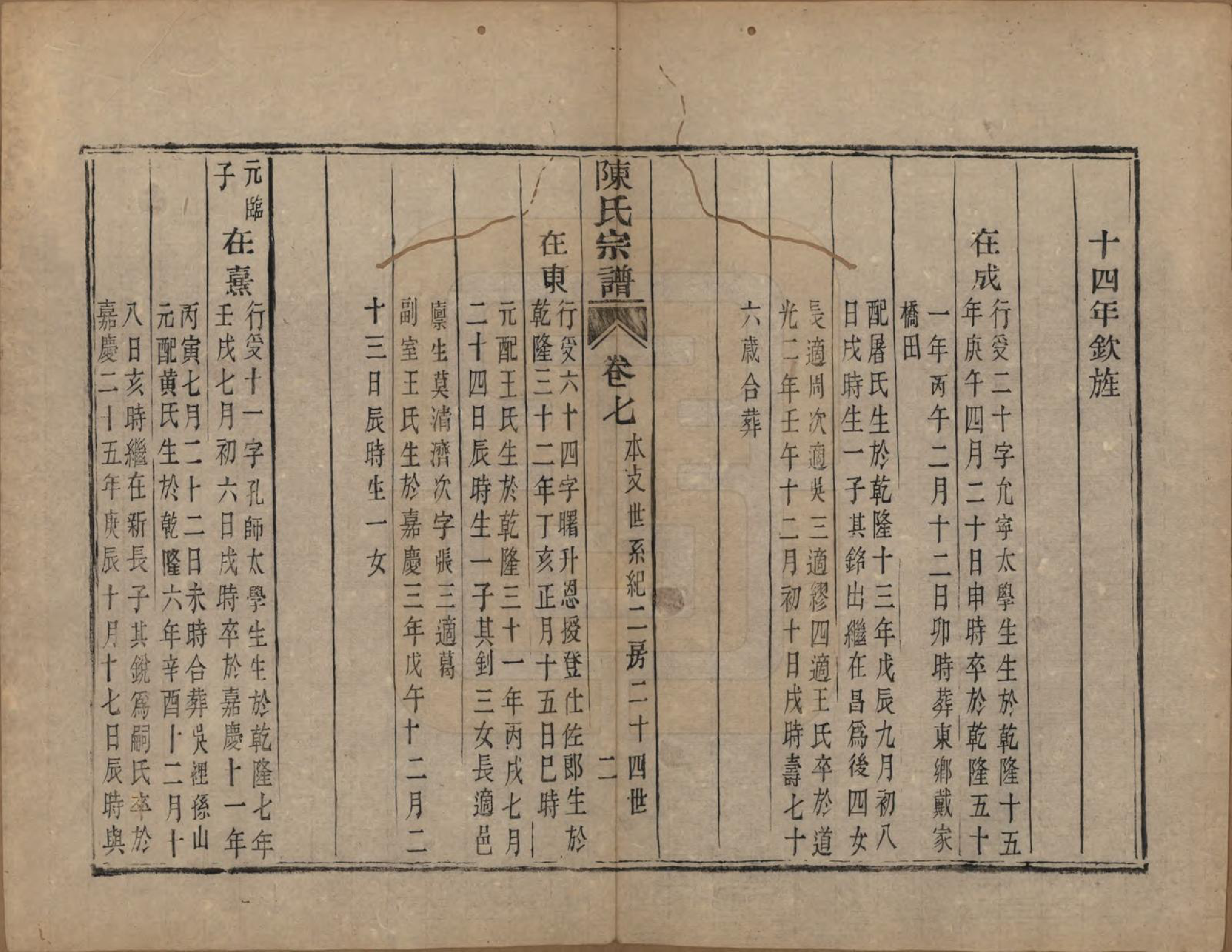 GTJP0175.陈.浙江萧山.涝湖陈氏宗谱十卷.清道光六年（1826）_007.pdf_第2页