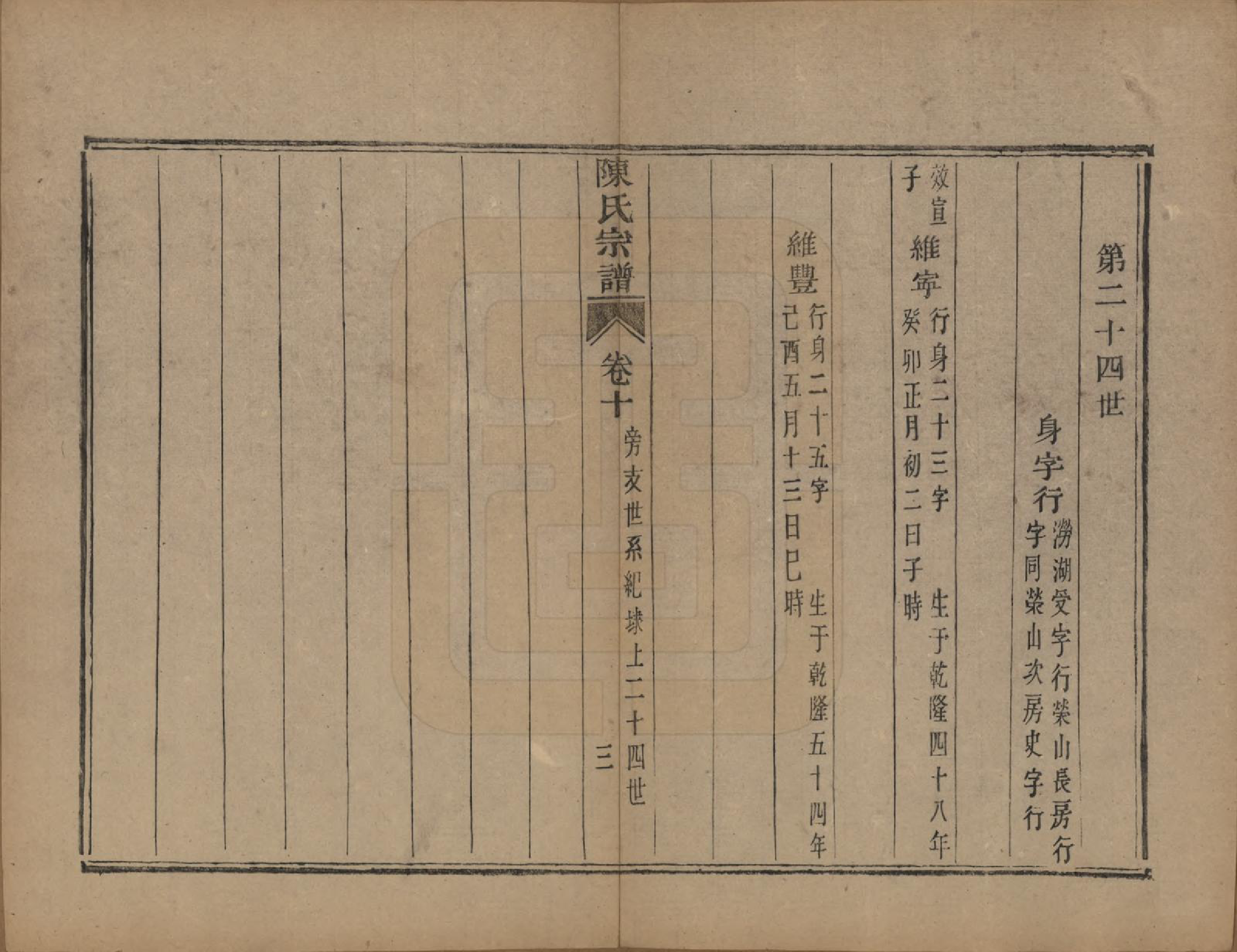 GTJP0175.陈.浙江萧山.涝湖陈氏宗谱十卷.清道光六年（1826）_010.pdf_第3页