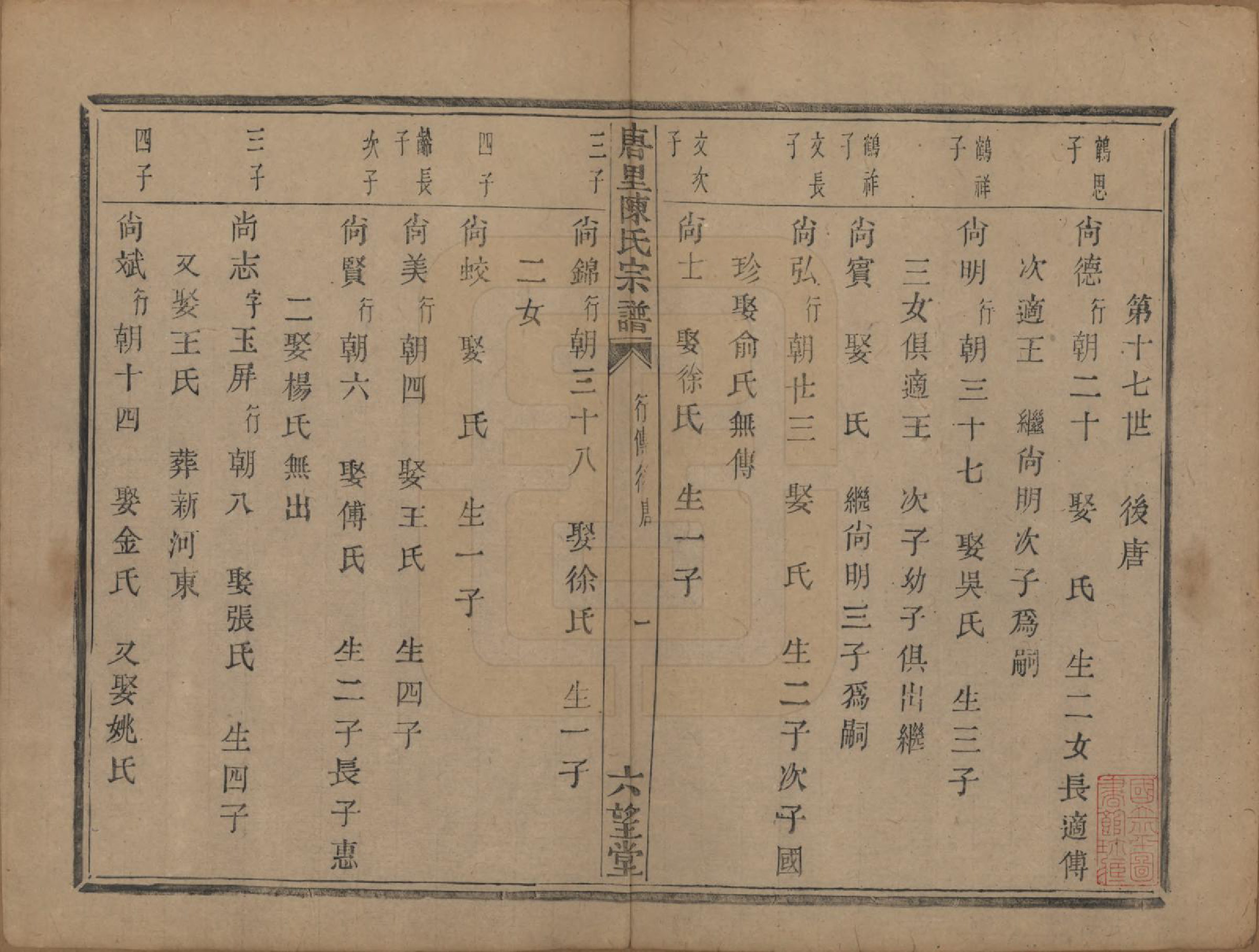 GTJP0176.陈.浙江江山.唐里陈氏宗谱.清道光十六年（1836）_009.pdf_第1页