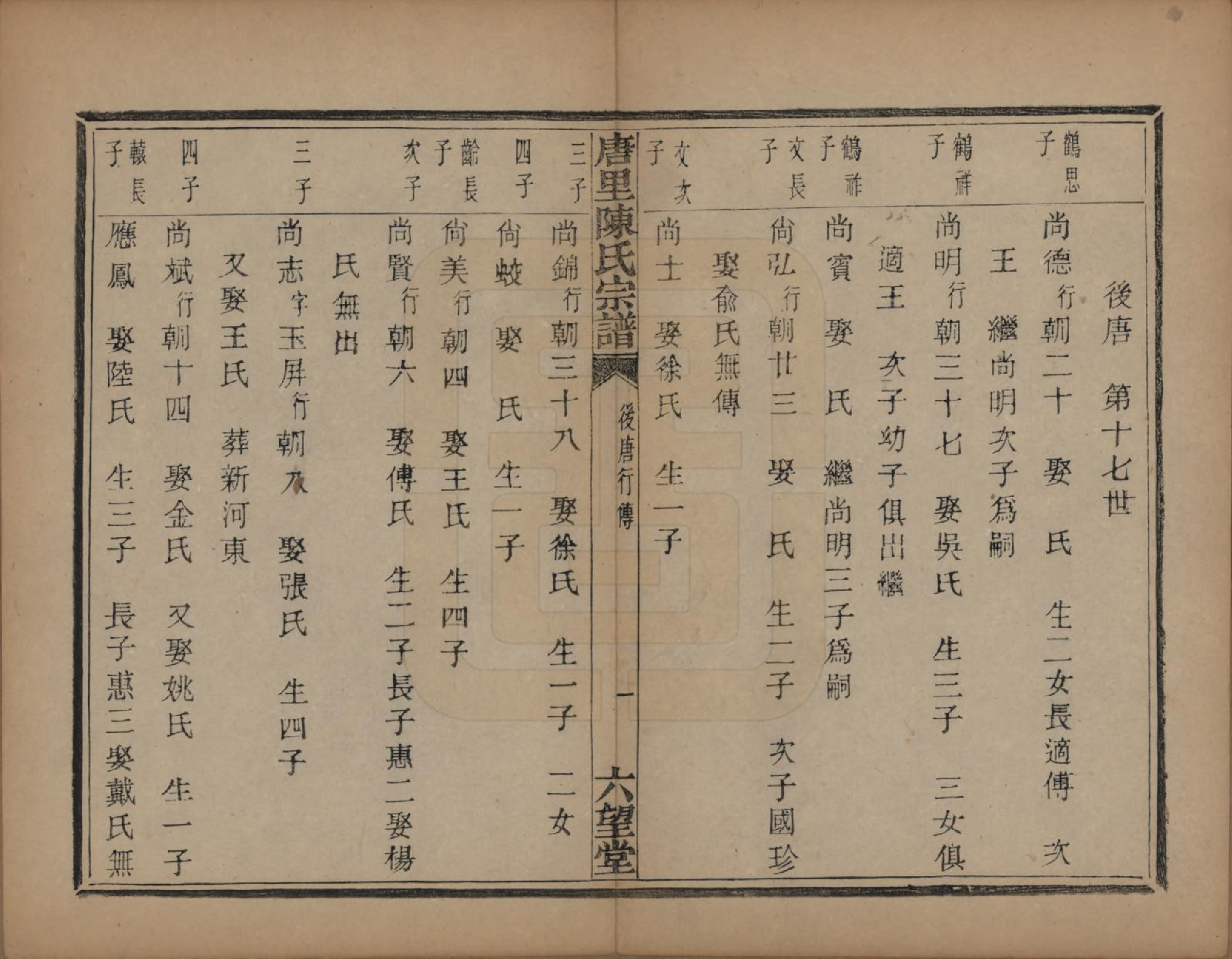 GTJP0214.陈.浙江萧山.唐里陈氏宗谱不分卷.清同治八年（1869）_010.pdf_第1页