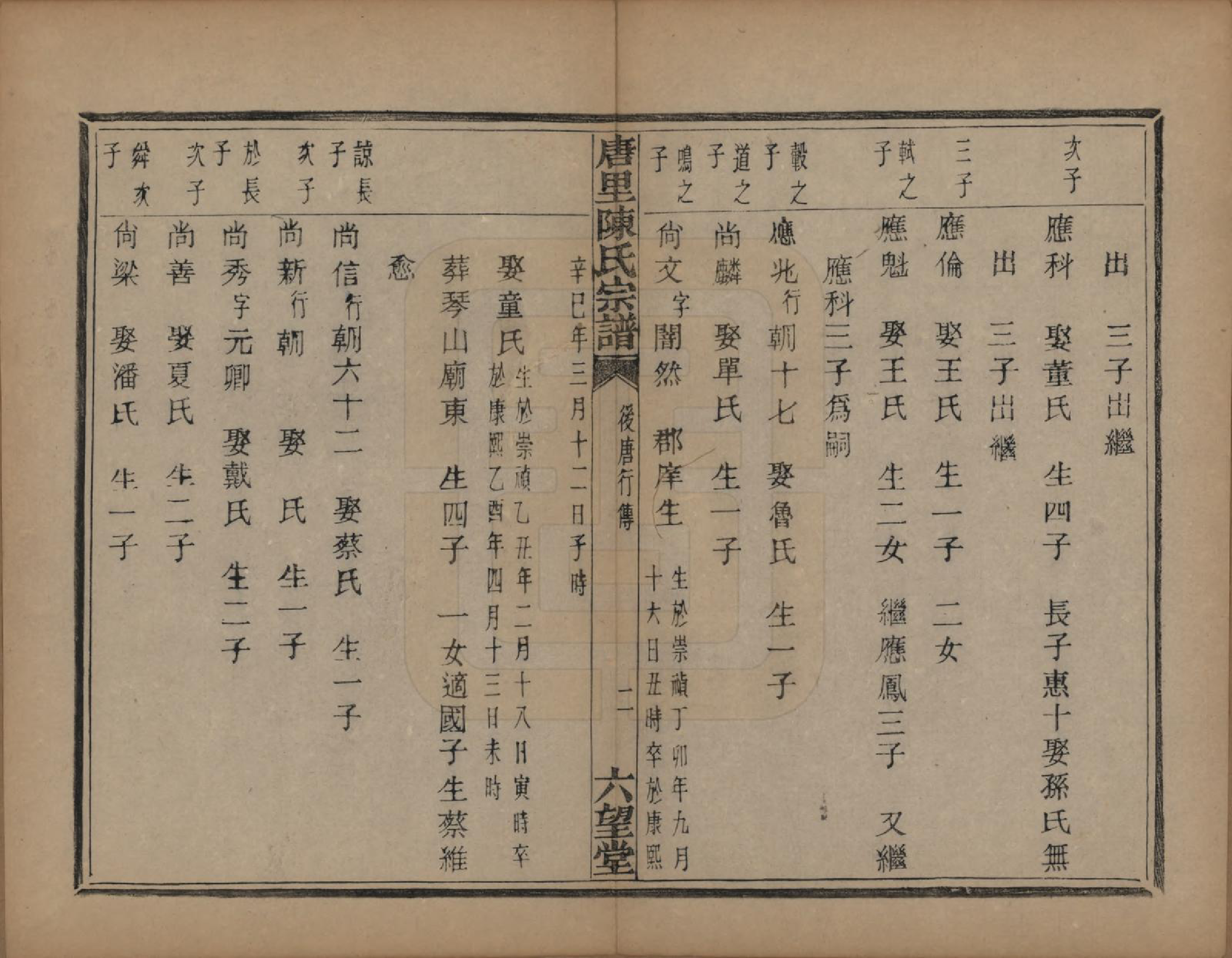 GTJP0214.陈.浙江萧山.唐里陈氏宗谱不分卷.清同治八年（1869）_010.pdf_第2页