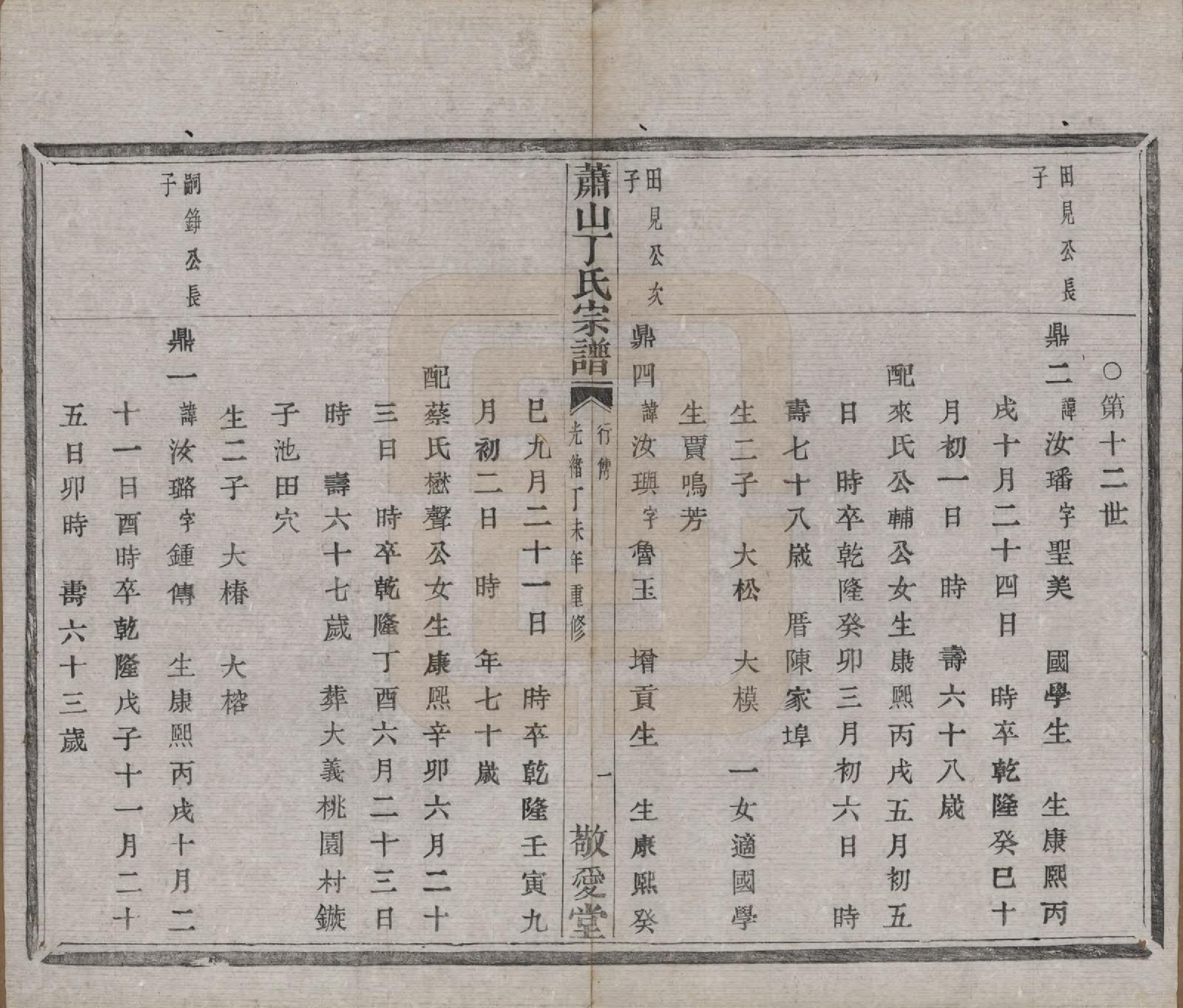 GTJP0295.丁.浙江萧山.萧山丁氏宗谱不分卷.清光绪三十三年（1907）_004.pdf_第2页