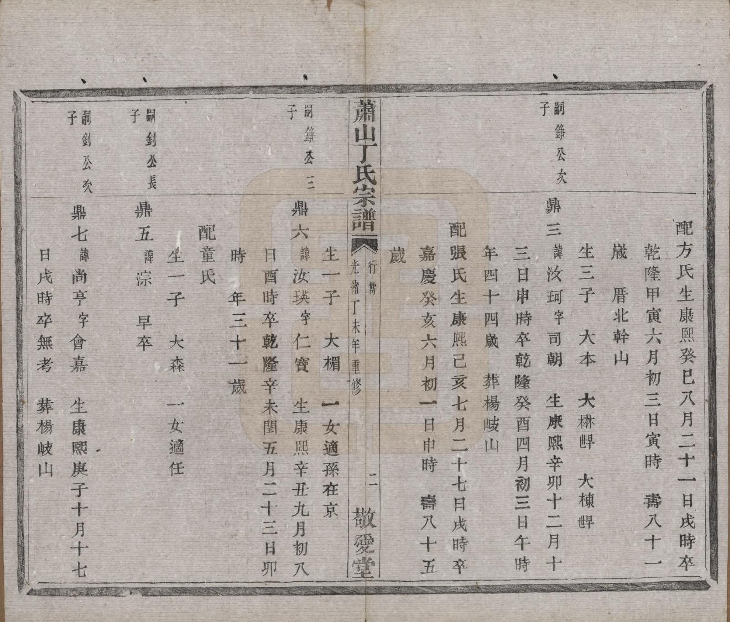 GTJP0295.丁.浙江萧山.萧山丁氏宗谱不分卷.清光绪三十三年（1907）_004.pdf_第3页