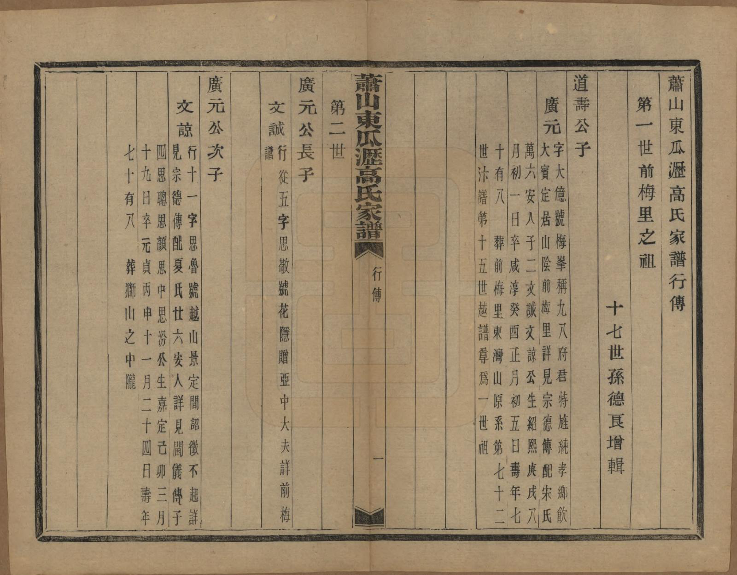 GTJP0380.高.浙江萧山.越州萧山高氏家谱十卷.民国四年（1915）_005.pdf_第2页