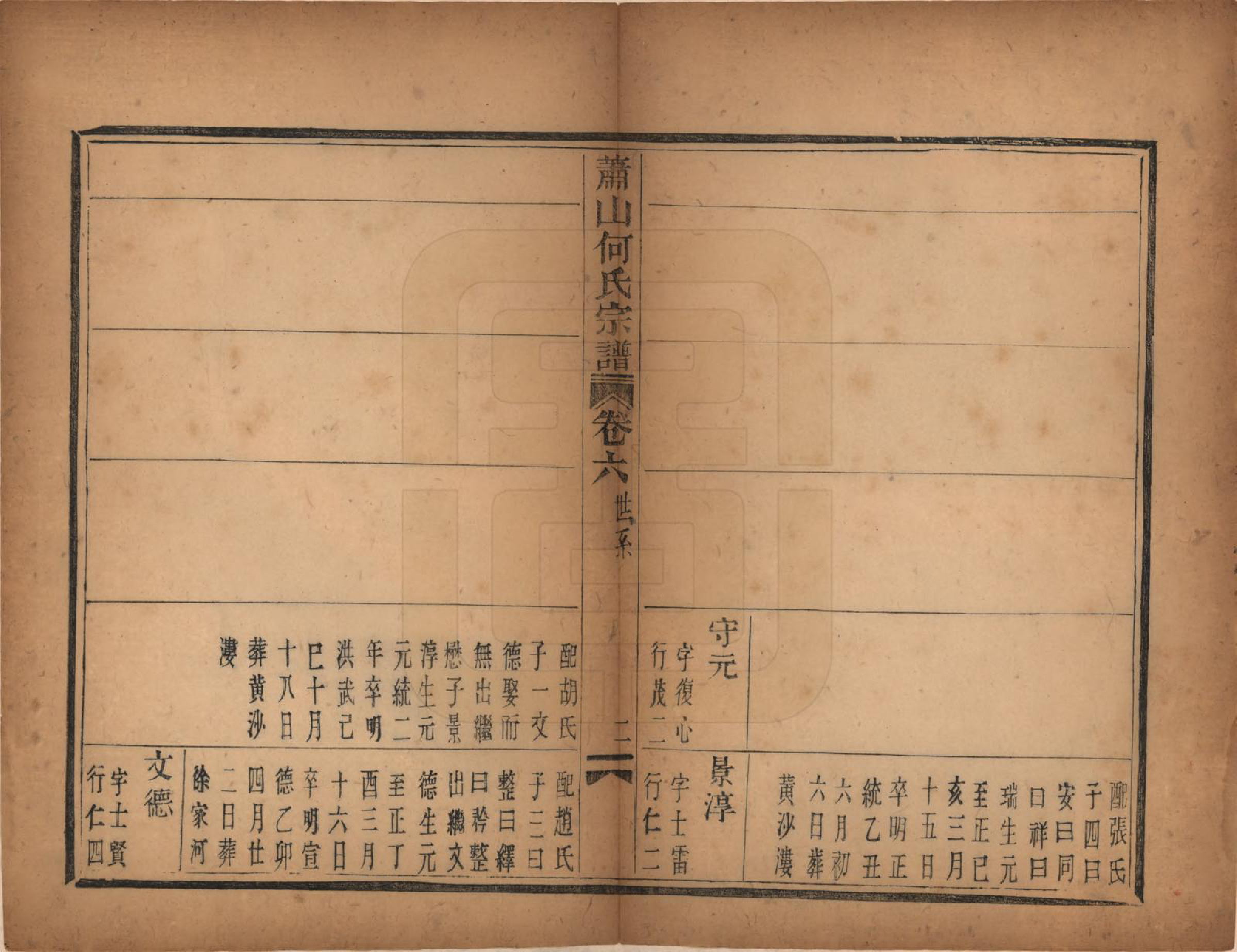 GTJP0473.何.浙江萧山.萧山芹沂何氏宗谱.道光二十八年序（1848）_006.pdf_第2页