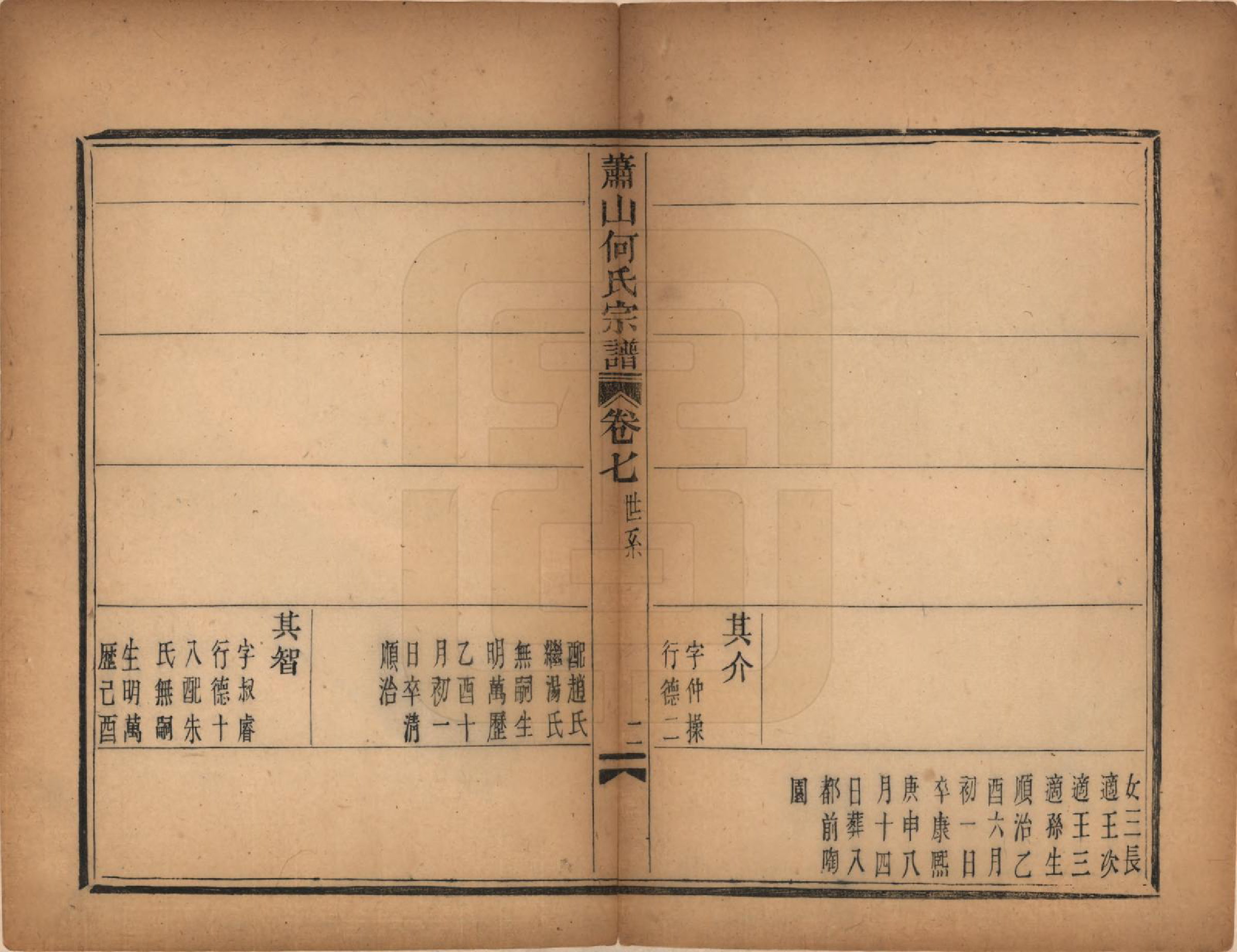 GTJP0473.何.浙江萧山.萧山芹沂何氏宗谱.道光二十八年序（1848）_007.pdf_第3页