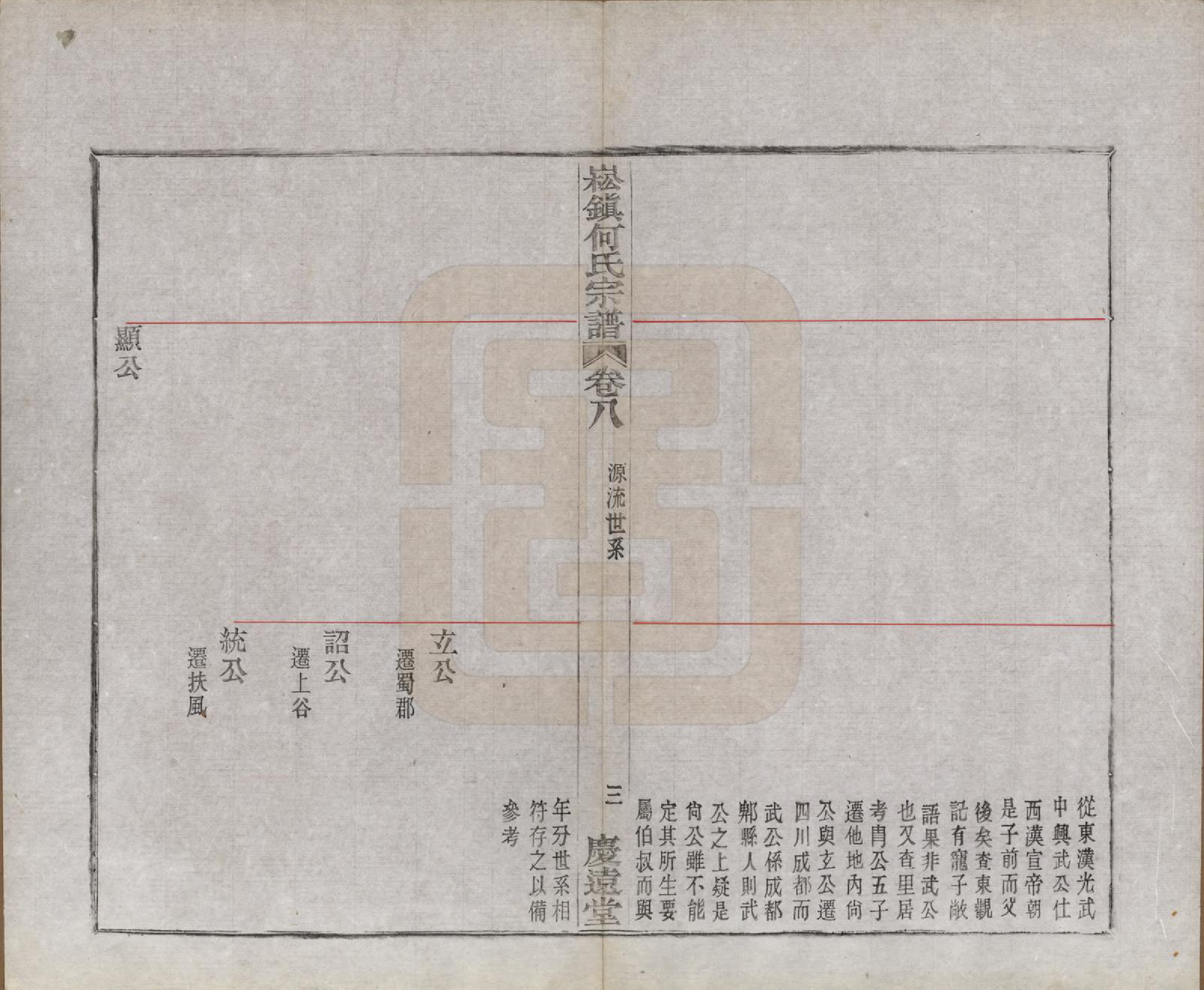 GTJP0479.何.浙江上虞.崧镇何氏宗谱十六卷首一卷末一卷.民国十年（1921）_008.pdf_第3页