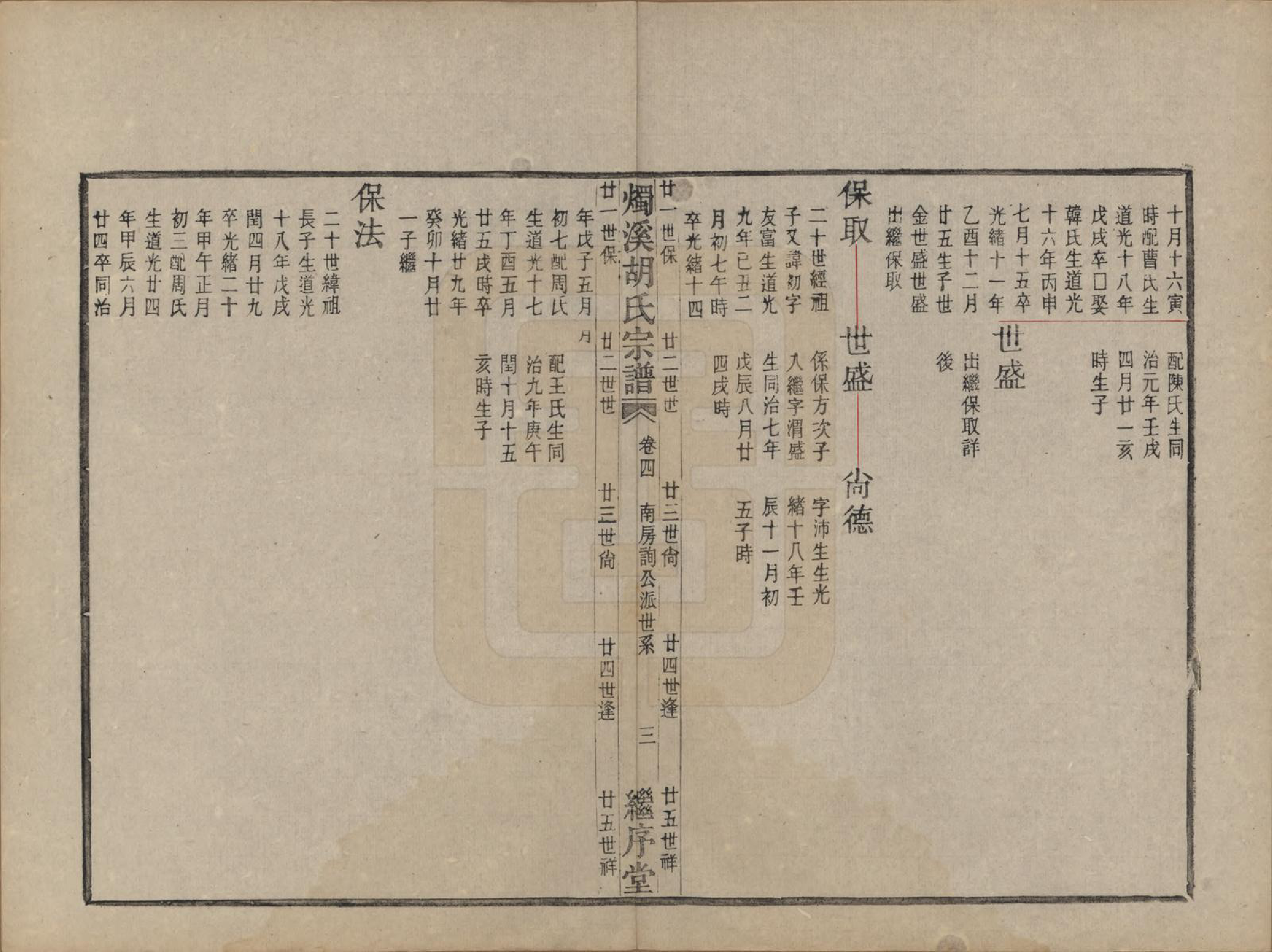 GTJP0535.胡.浙江余姚.烛溪胡氏宗谱六卷.清光绪三十四年（1908）_004.pdf_第3页