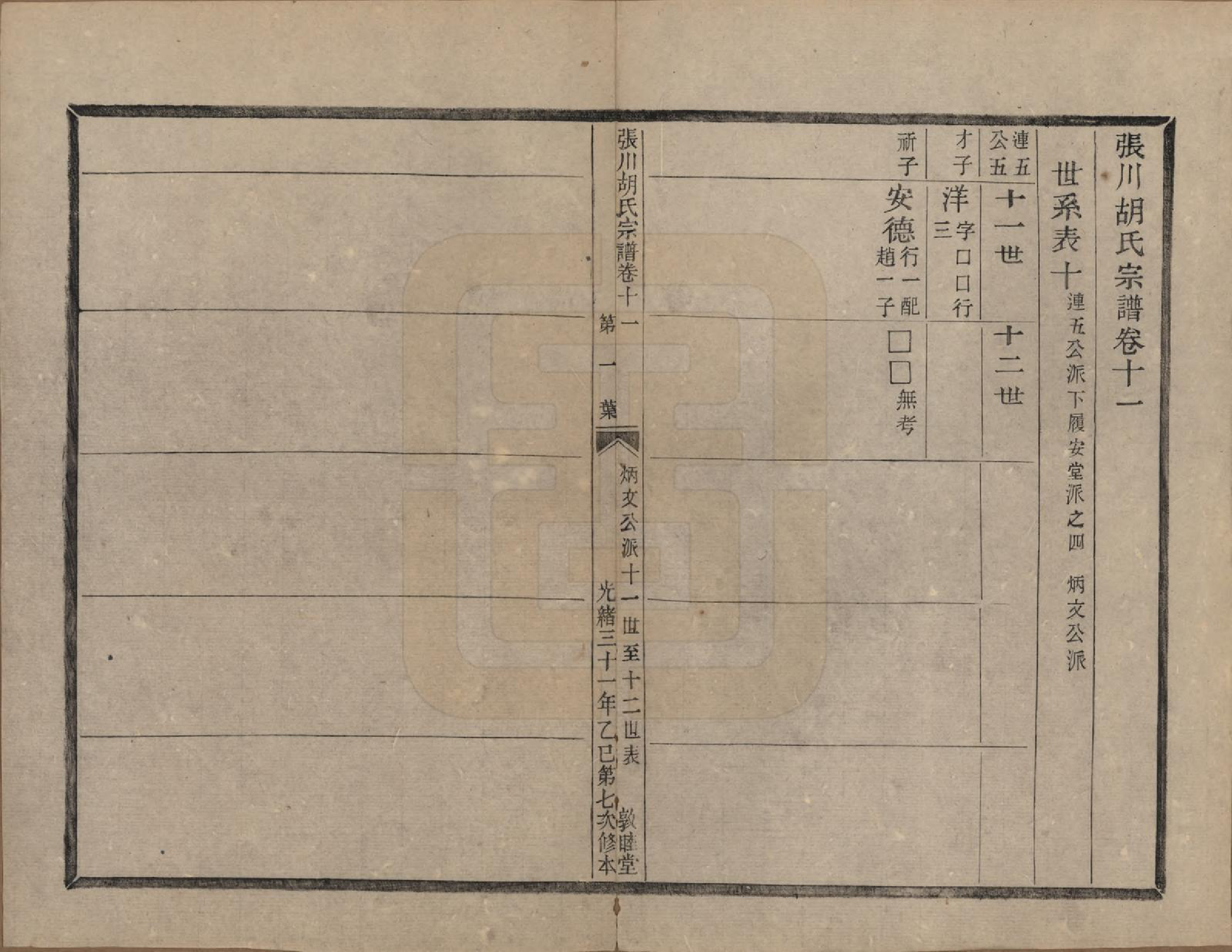 GTJP0537.胡.浙江绍兴.张川胡氏宗谱四十卷.清光绪三十一年（1905）_011.pdf_第1页