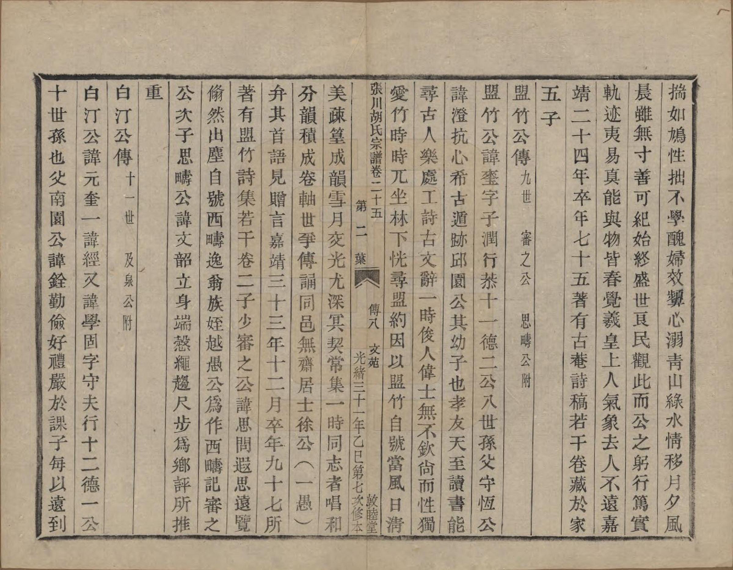 GTJP0537.胡.浙江绍兴.张川胡氏宗谱四十卷.清光绪三十一年（1905）_025.pdf_第2页