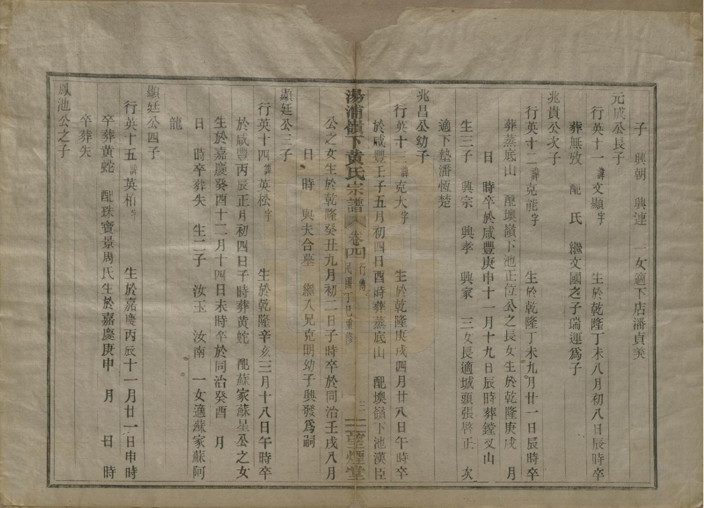 GTJP0582.黄.浙江绍兴.会稽汤浦岭下黄氏宗谱四卷.民国六年（1917）_004.pdf_第3页