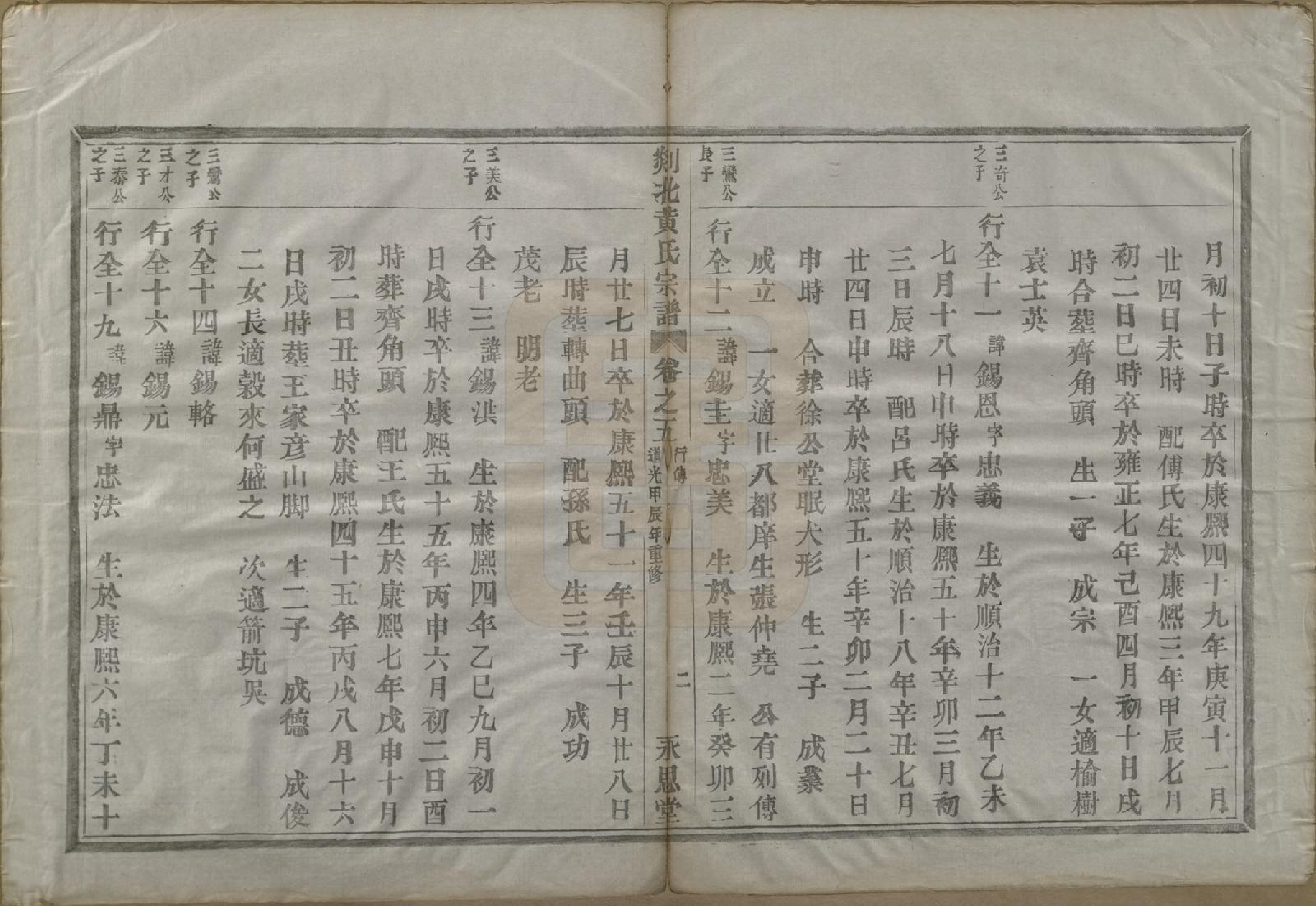 GTJP0610.黄.浙江嵊县.剡邑黄氏宗谱六卷.清道光二十四年（1844）_005.pdf_第2页