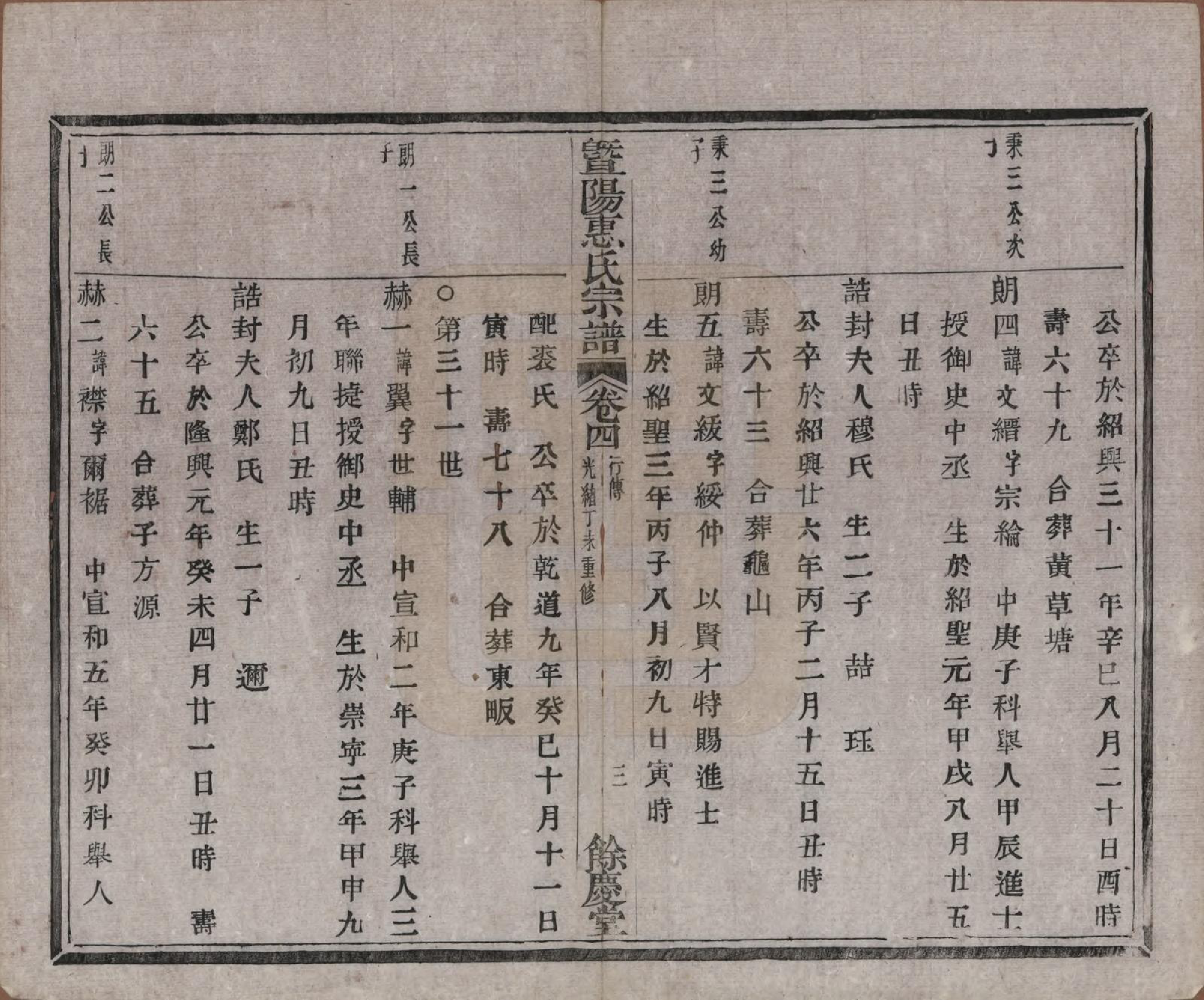 GTJP0647.惠.浙江诸暨.暨阳惠氏宗谱六卷.清光绪三十三年（1907）_004.pdf_第3页