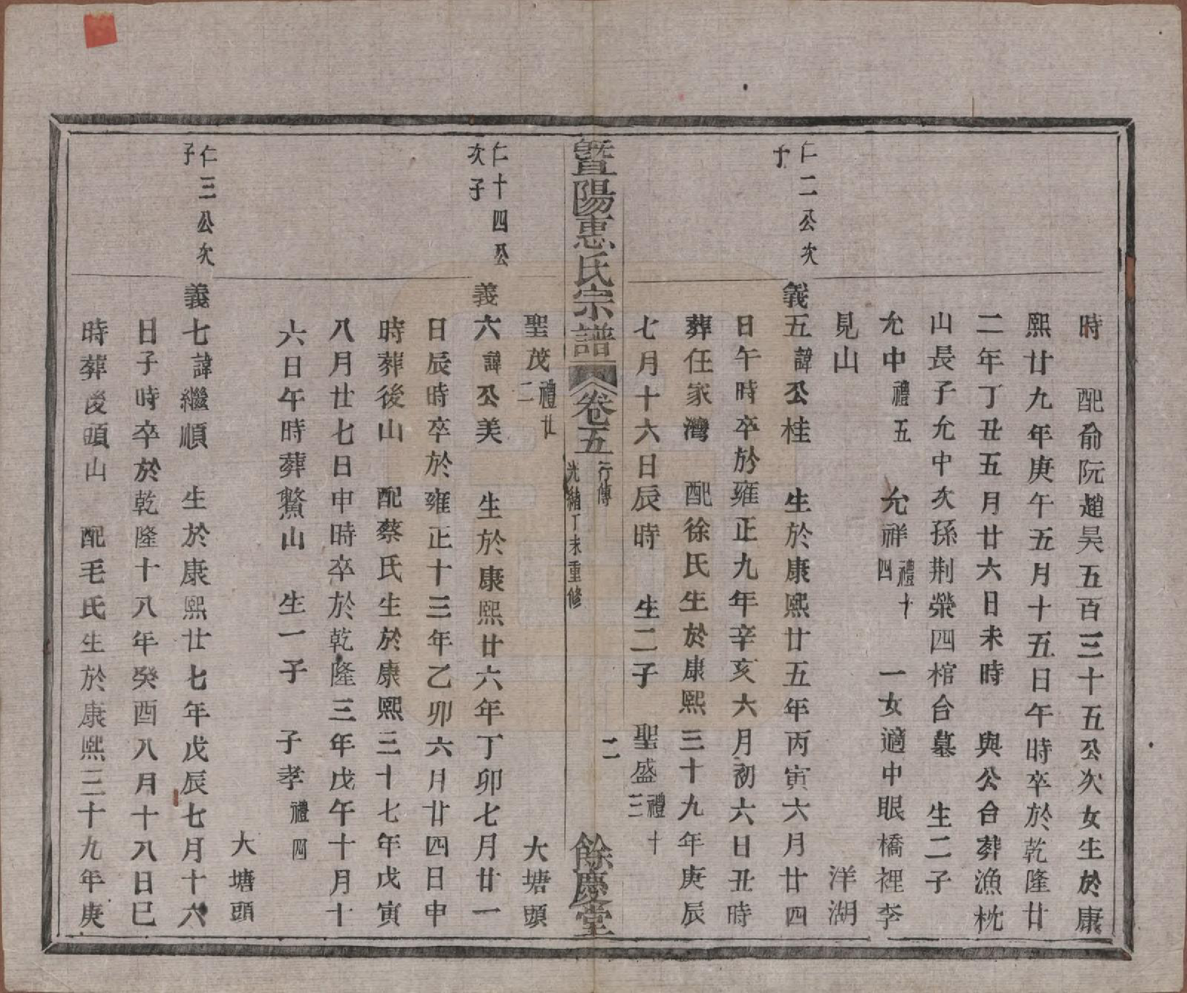 GTJP0647.惠.浙江诸暨.暨阳惠氏宗谱六卷.清光绪三十三年（1907）_005.pdf_第2页