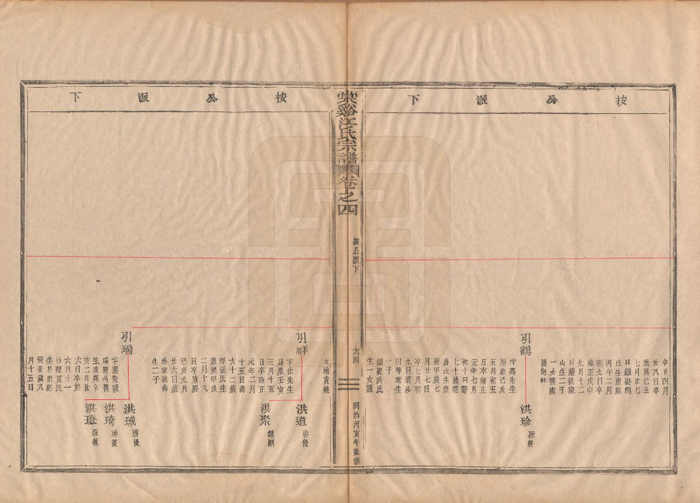 GTJP0680.江.浙江萧山.棠谿江氏宗谱四卷.清同治五年（1866）_004.pdf_第3页