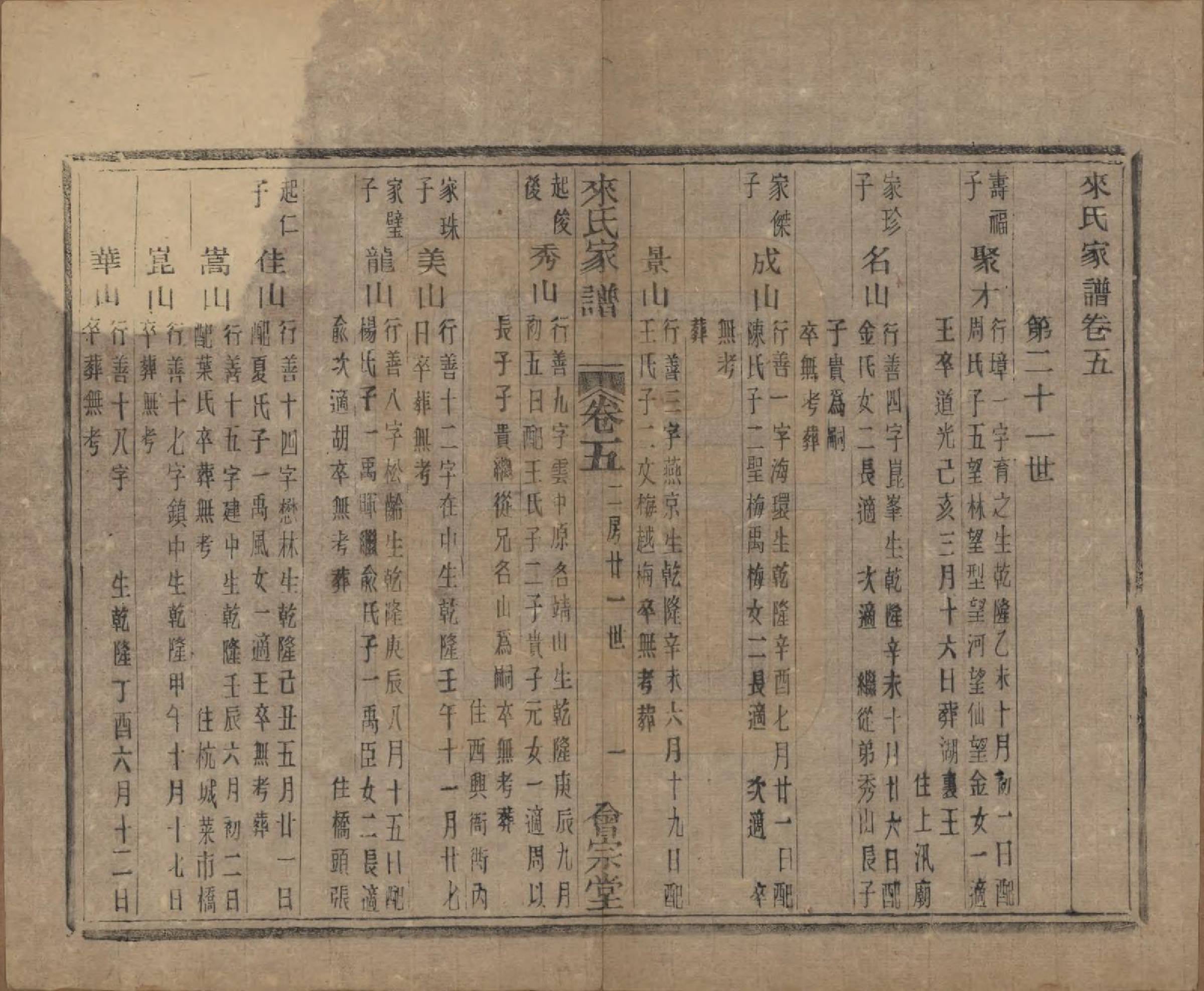 GTJP0750.来.浙江萧山.萧山来氏家谱五十卷首一卷.民国十年（1921）_307.pdf_第1页