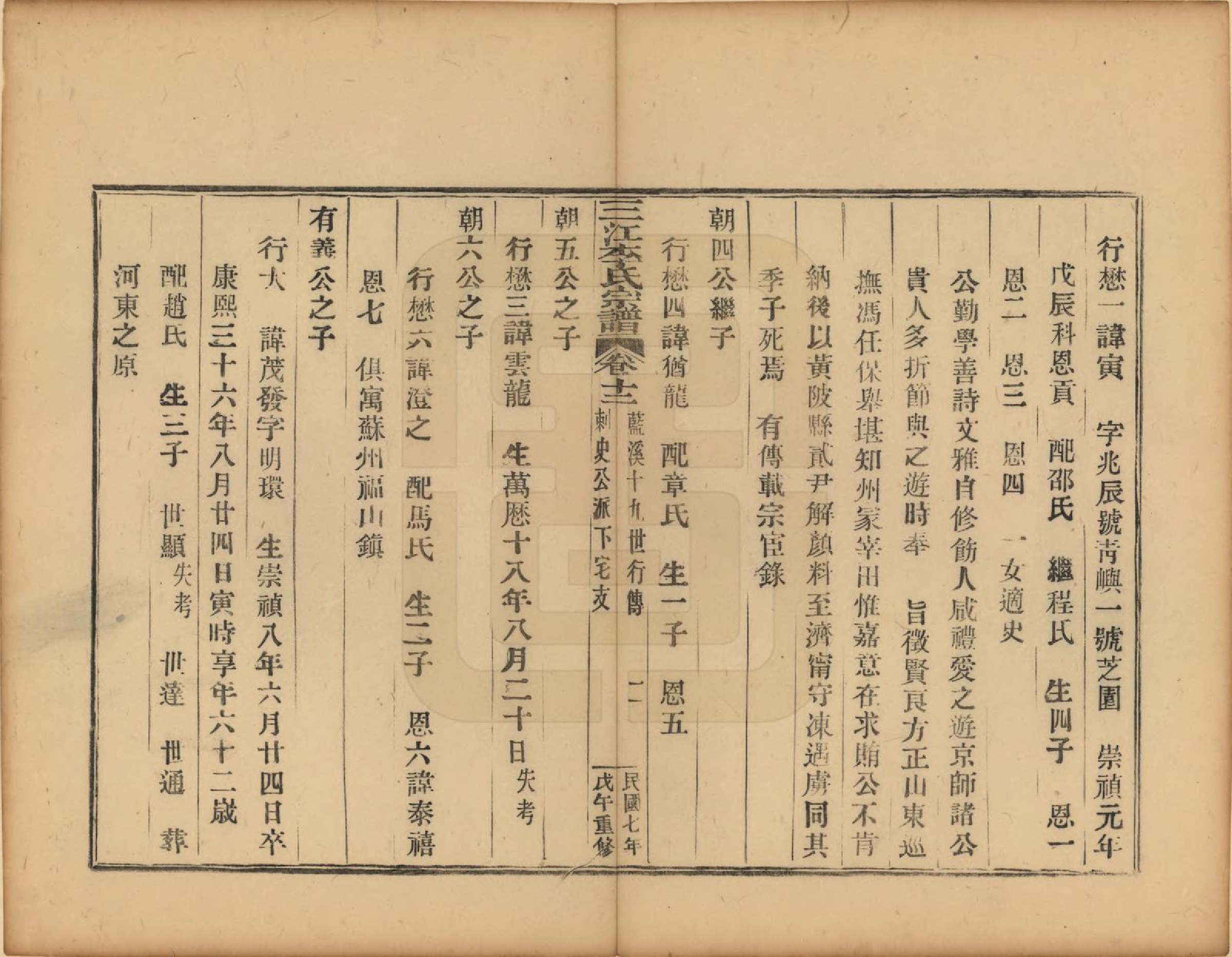 GTJP0818.李.浙江.三江李氏宗谱三十二卷首一卷末一卷.民国七年（1918）_012.pdf_第2页